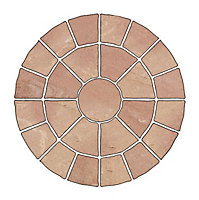 Natural Sandstone Modac brown Paving set 4.75m²