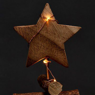 Natural Single christmas light (H) 450mm