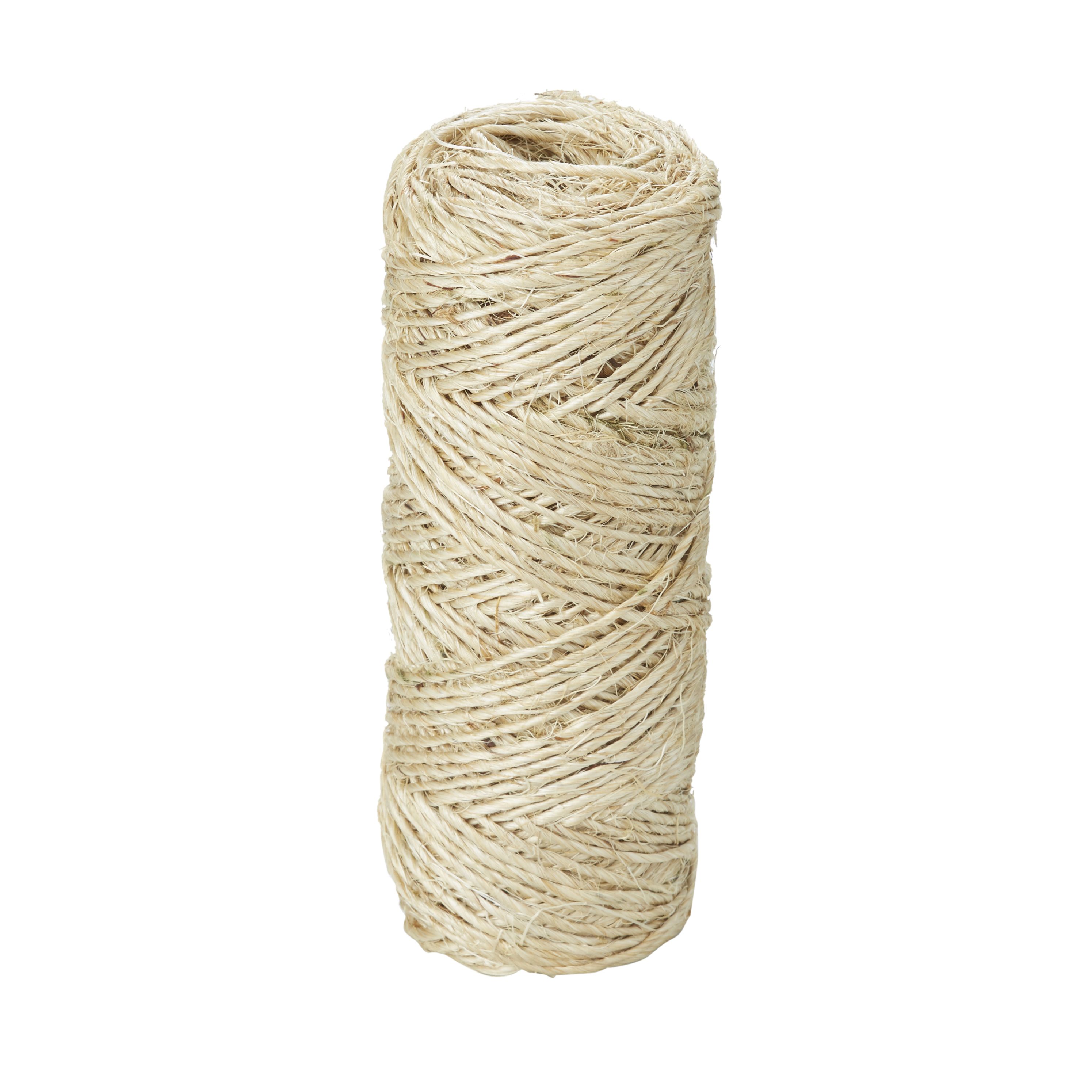 Natural Sisal Twine, (L)90m (Dia)2mm DIY at B&Q