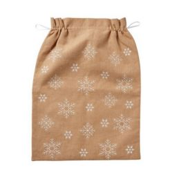 Natural Snowflake Christmas sack