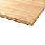 Natural Softwood Plywood Board (L)2.44m (W)1.22m (T)12mm