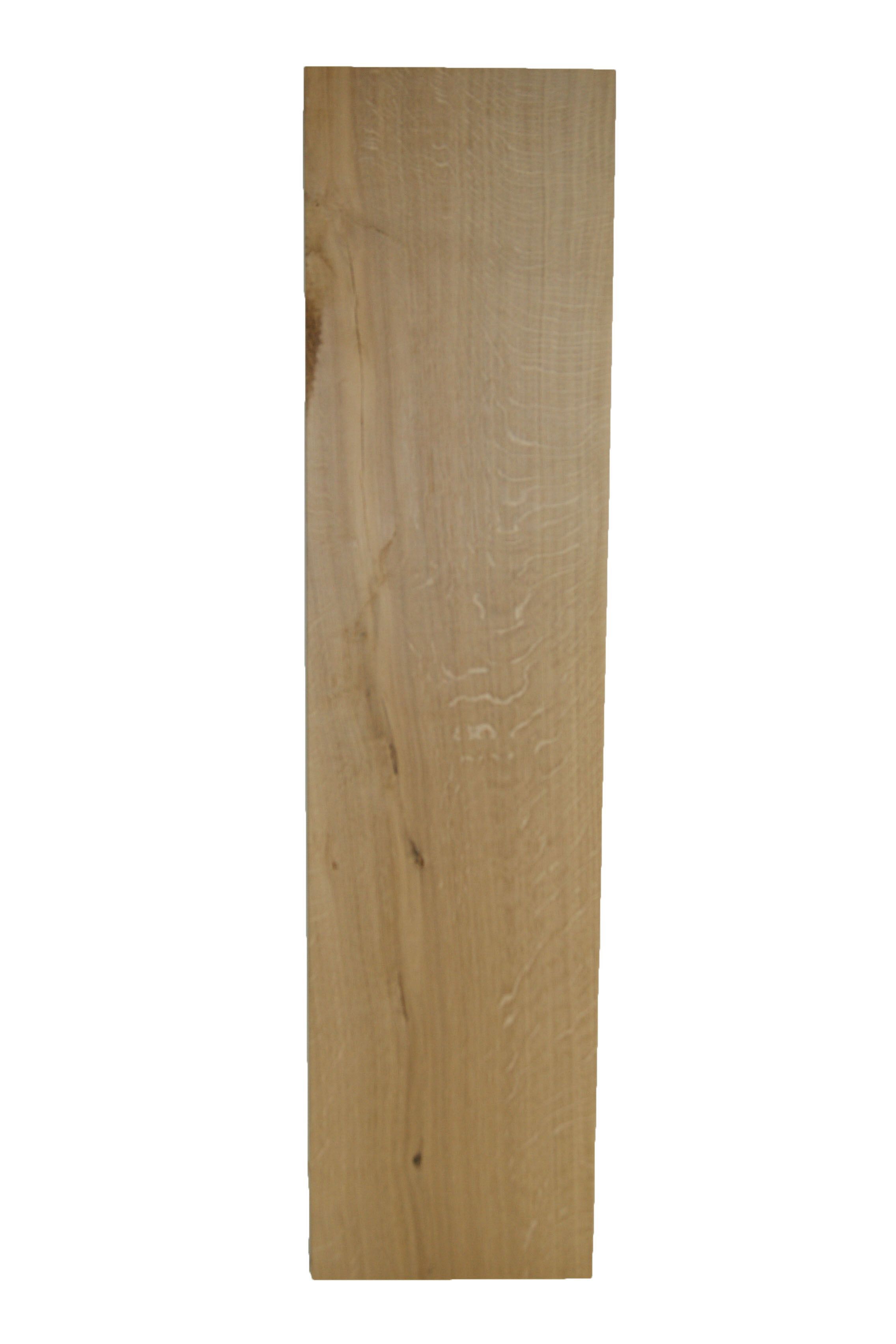 Natural Square edge Oak Furniture board, (L)1.2m (W)200mm-300mm (T)25mm