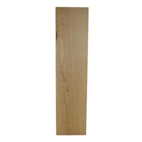 Natural Square edge Oak Furniture board, (L)1.2m (W)200mm-300mm (T)25mm