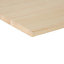 Natural Square Furniture board, (L)0.8m (W)200mm (T)18mm