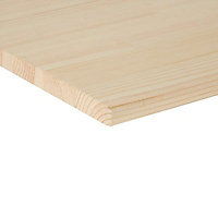 Natural Square Furniture board, (L)1.2m (W)300mm (T)18mm
