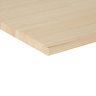 Natural Square Furniture board, (L)2.4m (W)400mm (T)18mm