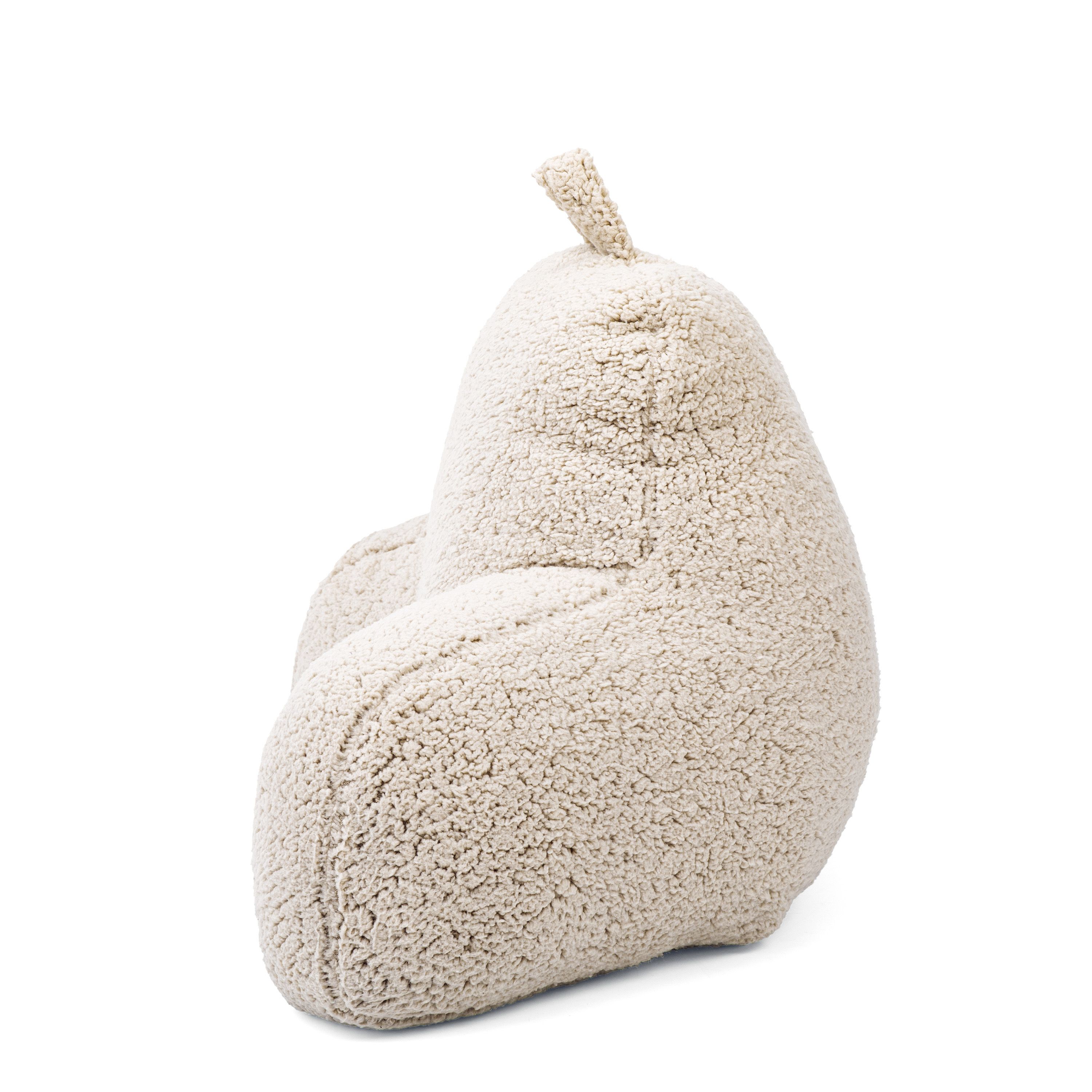 Natural Teddy Cuddle Indoor Cushion (L)75cm (W)42cm