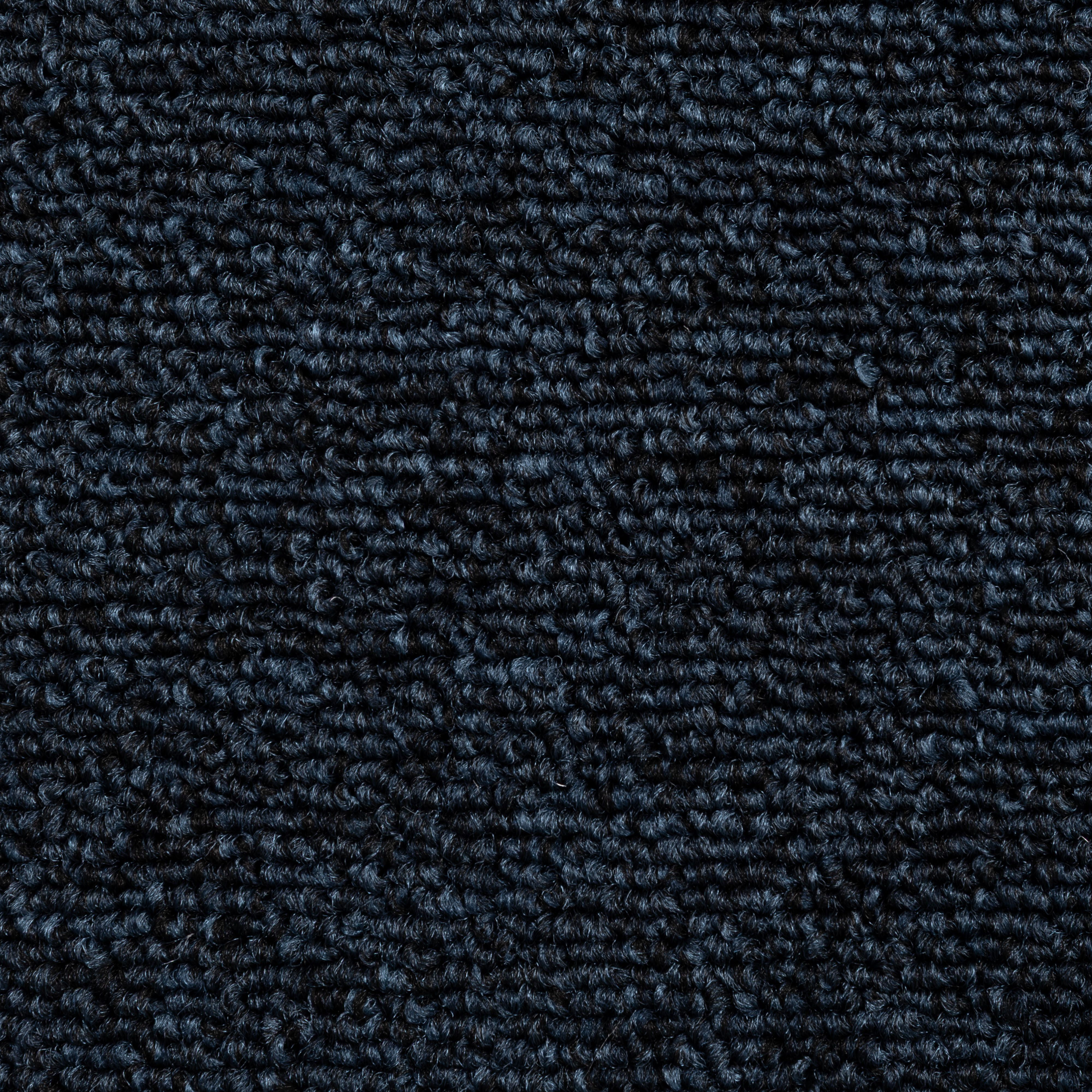Navy Classic Loop Carpet tile, (L)500mm x (W)500mm