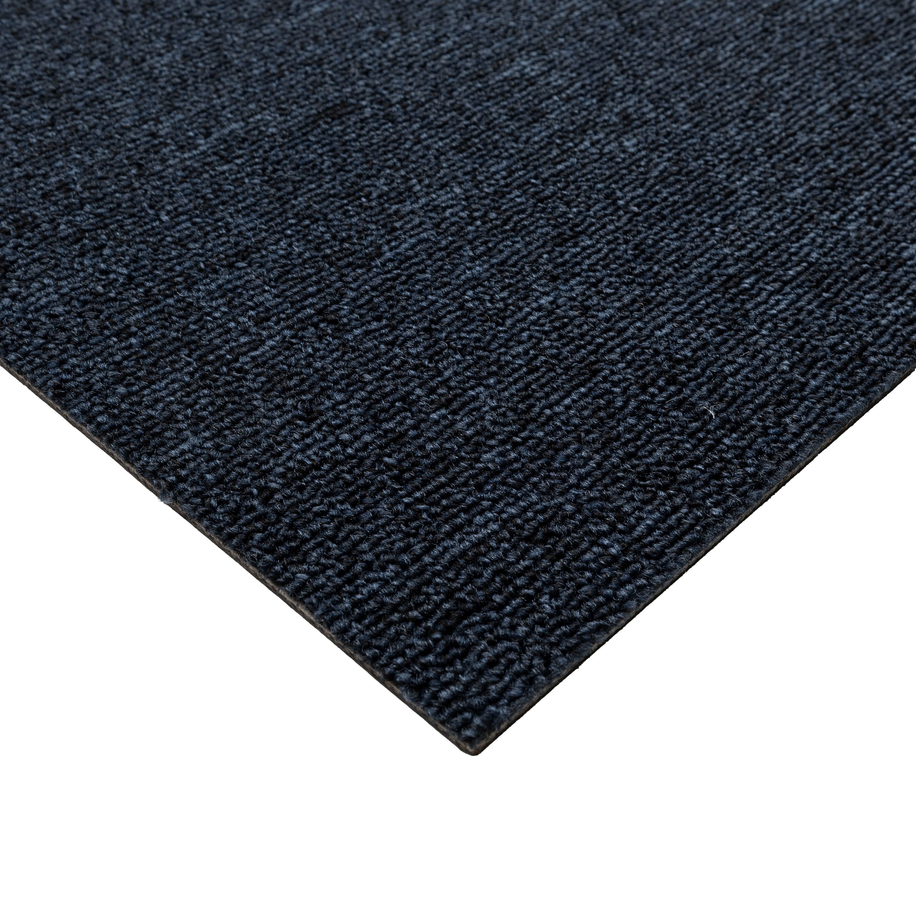 Navy Classic Loop Carpet tile, (L)500mm x (W)500mm