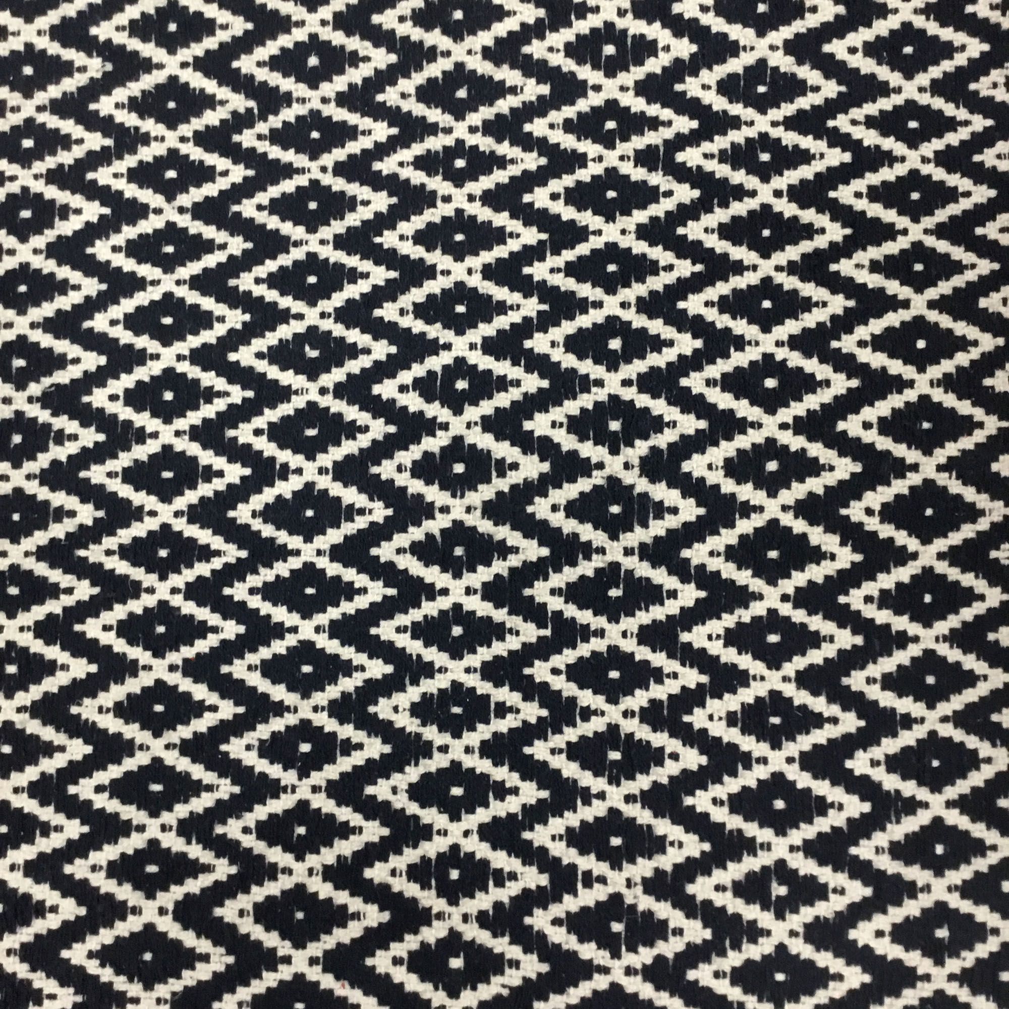 Navy & white Chevron Small Runner, (L)150cm x (W)80cm