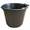 NDC Polipak Black Plastic Bucket