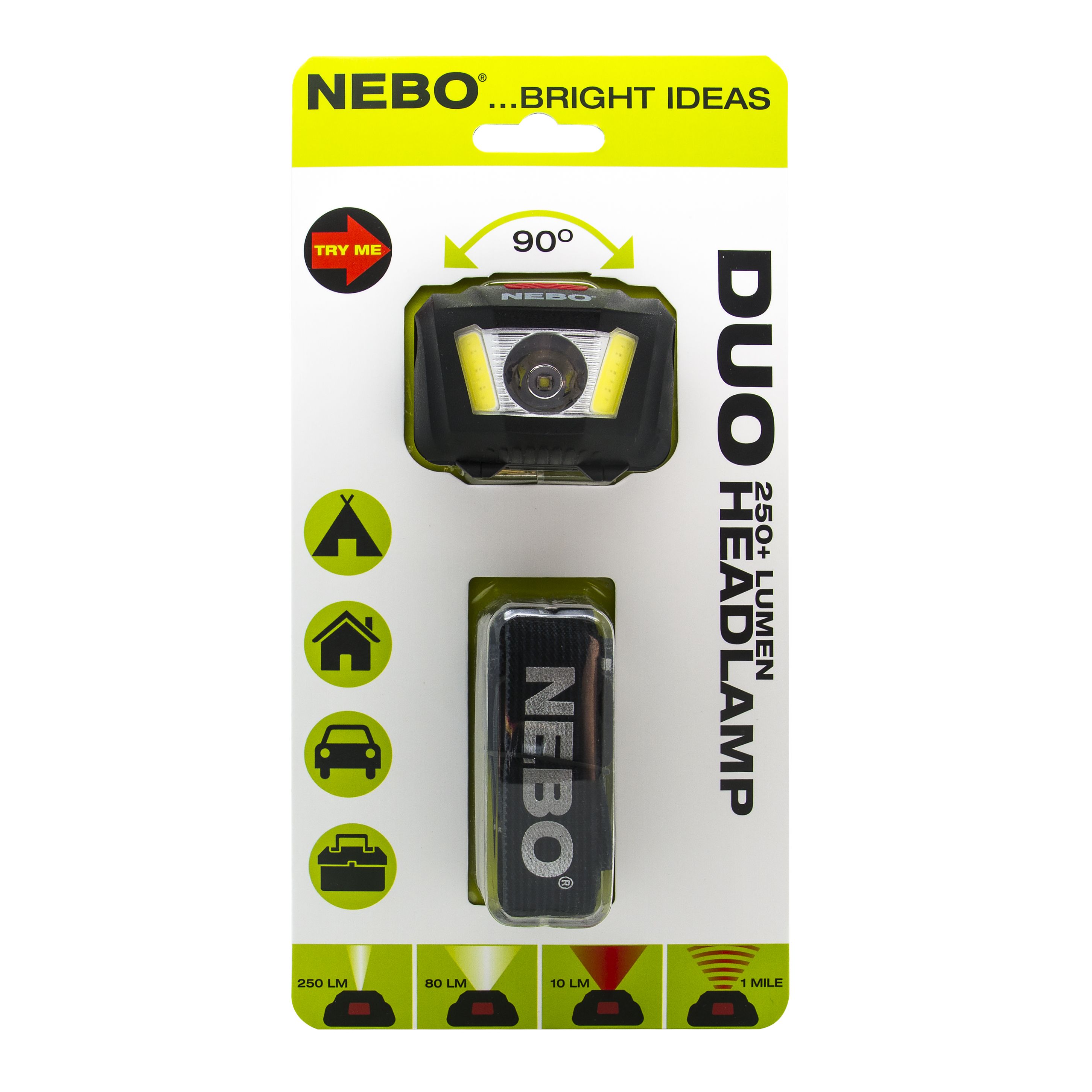 Nebo 250lm Grey LED Head lamp