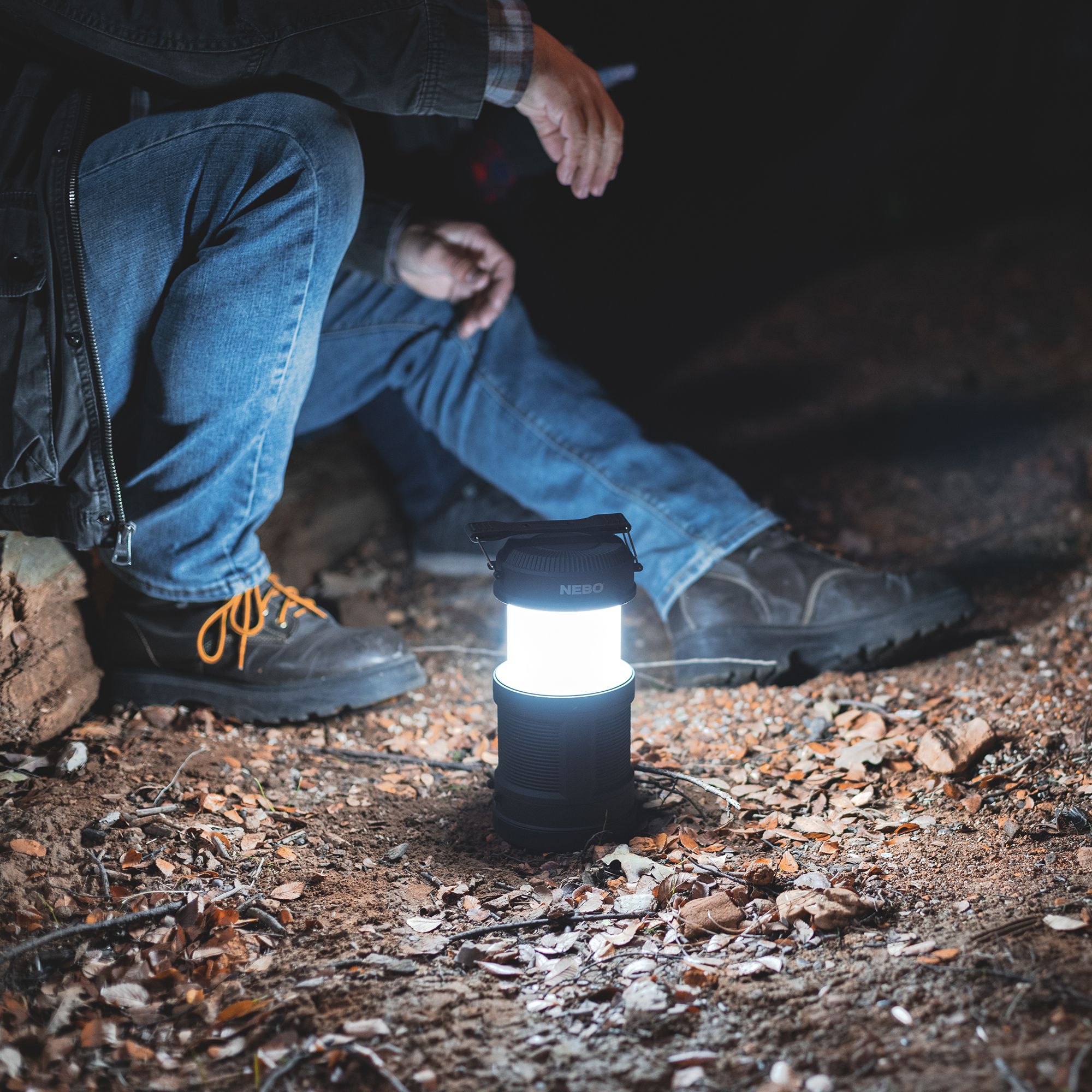 Nebo Big Poppy Black Battery-powered LED 300lm Lantern