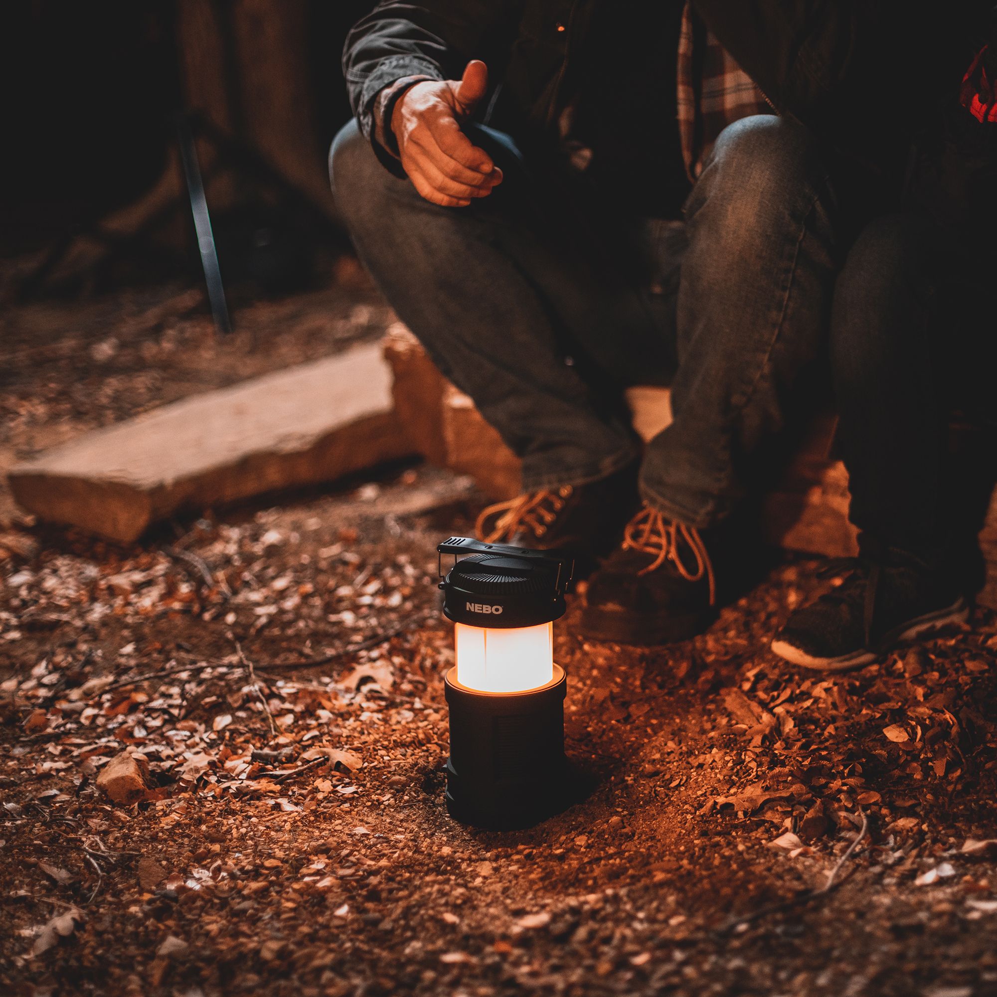 Nebo Big Poppy Black Battery-powered LED 300lm Lantern