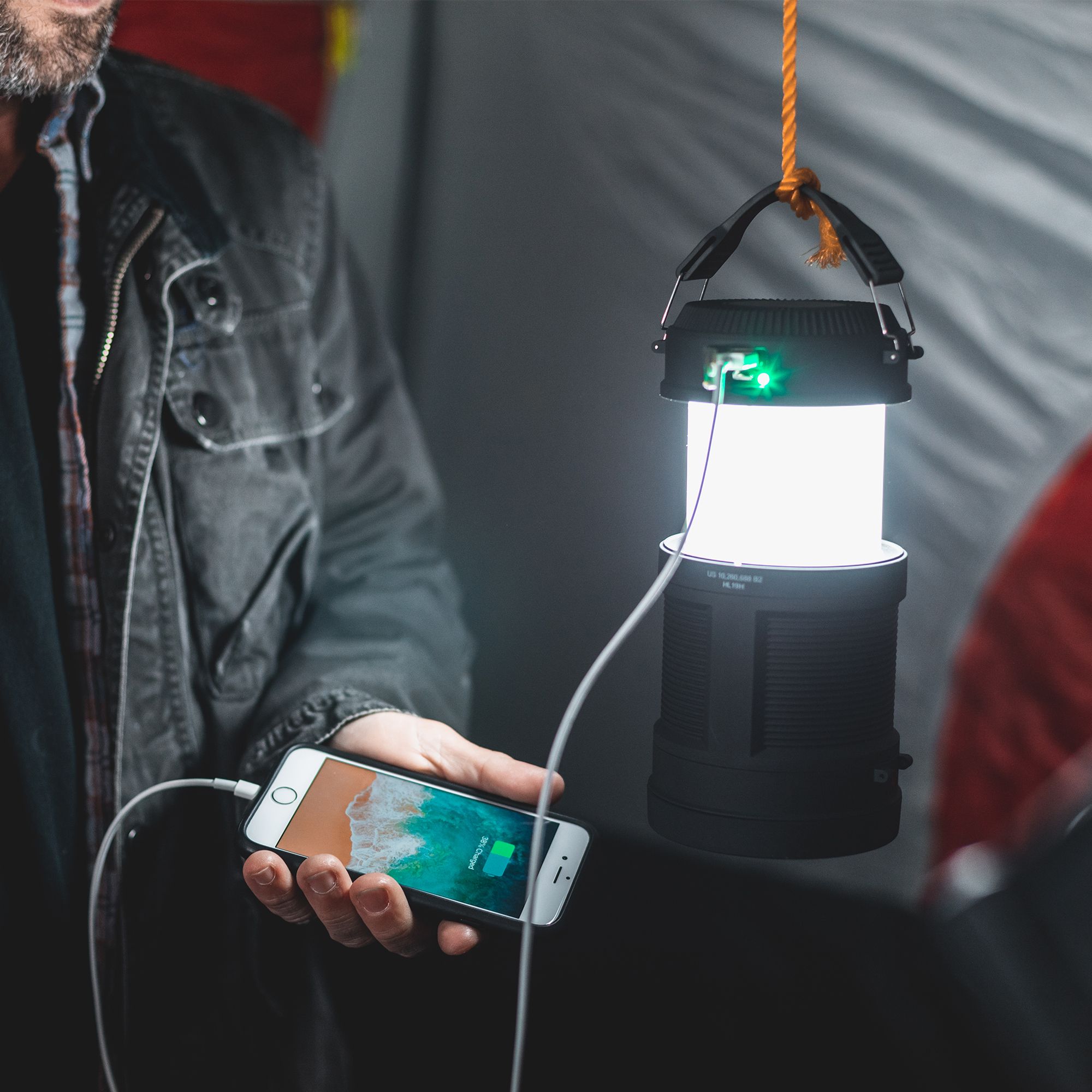 Nebo Big Poppy Black Battery-powered LED 300lm Lantern