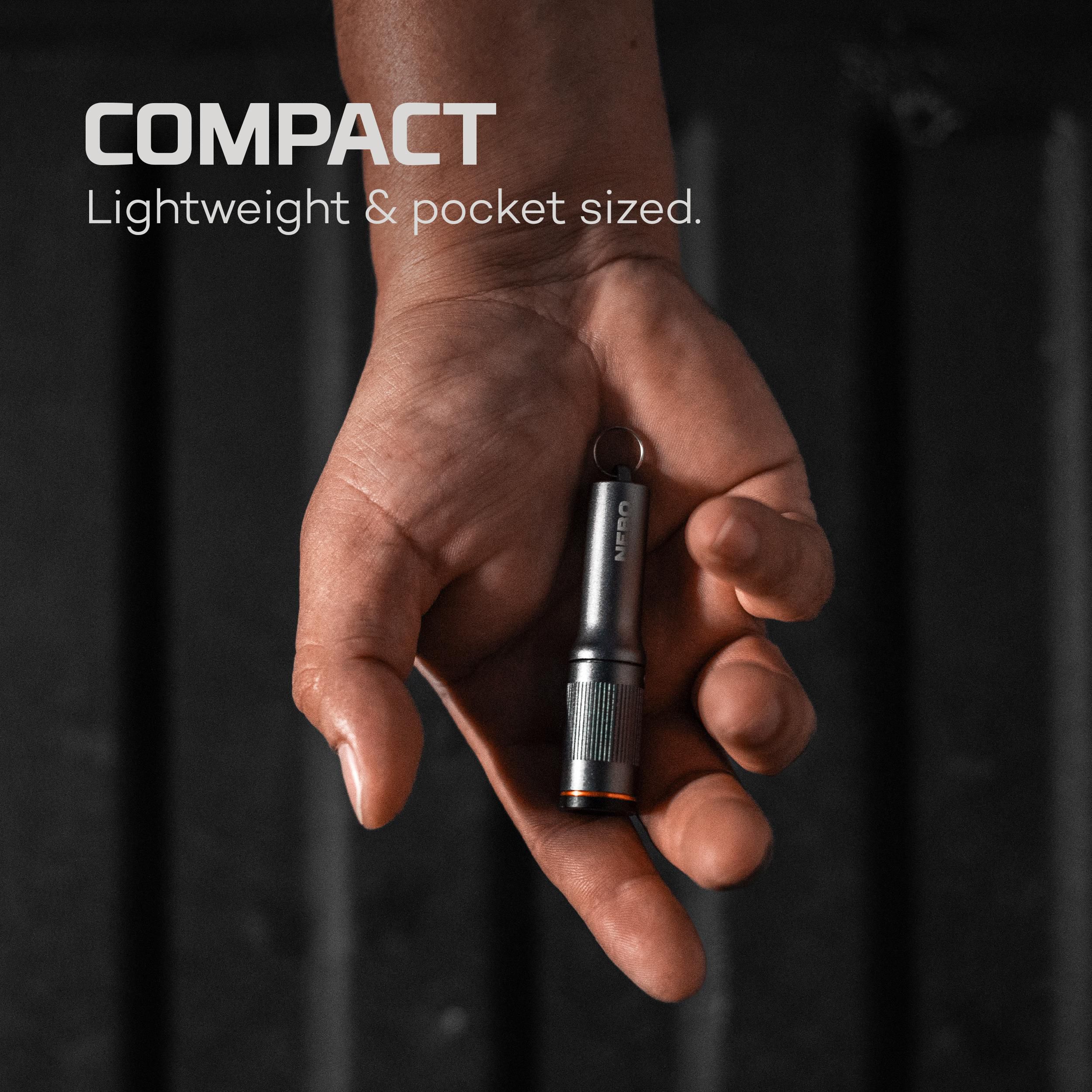 Nebo Columbo Storm grey 100lm LED Battery-powered Key chain light