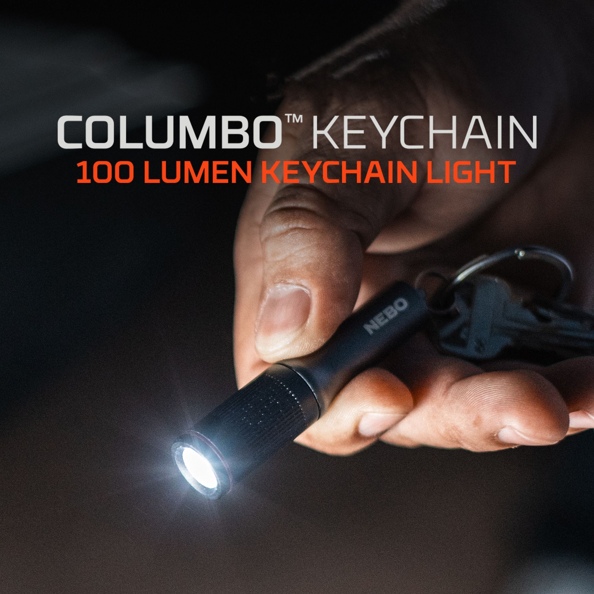 Nebo Columbo Storm grey 100lm LED Battery-powered Key chain light