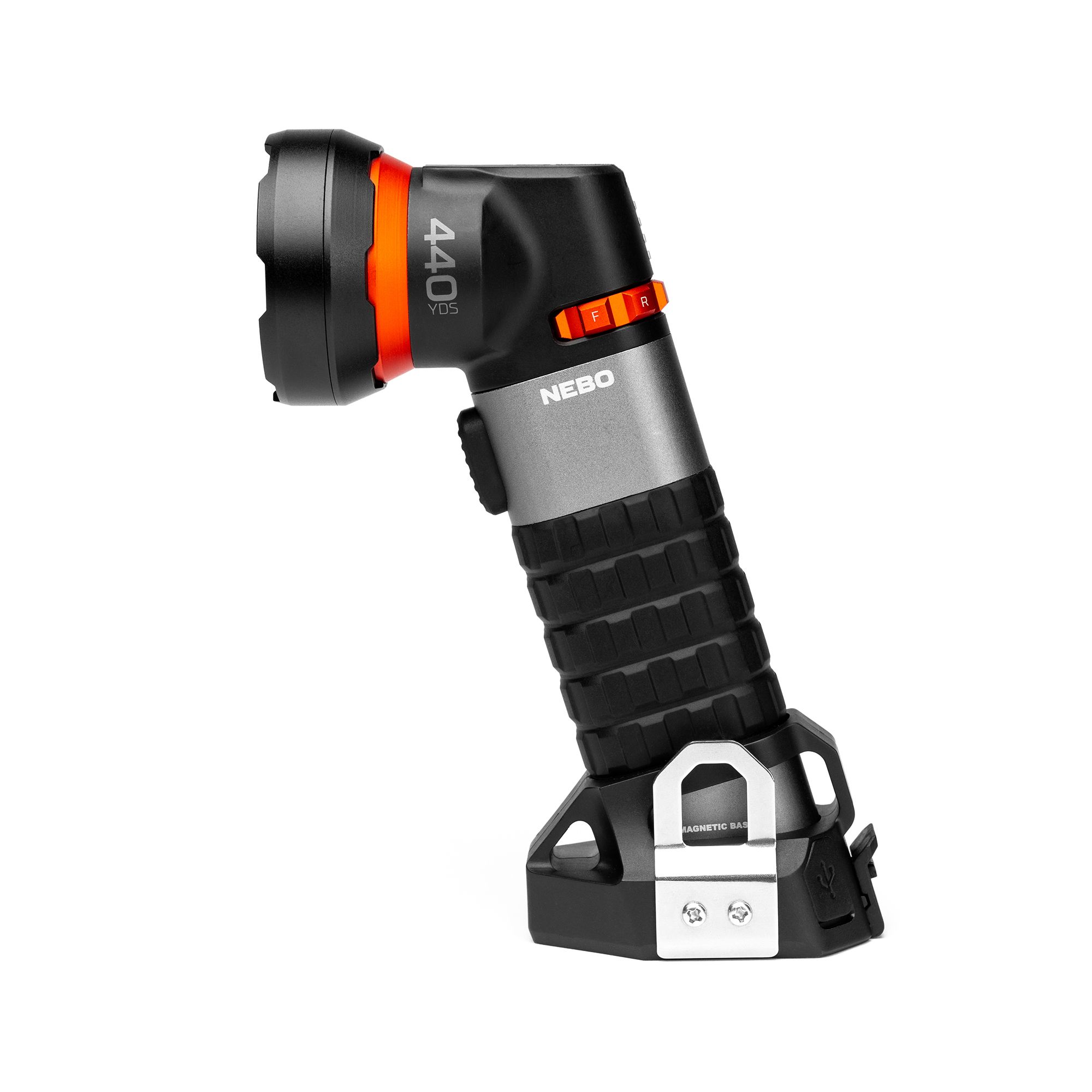 Nebo Luxtreme SL25R Graphite Rechargeable 500lm LED Battery-powered Spotlight torch
