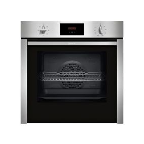 NEFF B3CCC0AN0B Built-in Single Multifunction Oven - Stainless steel effect