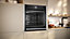 NEFF B54CR71N0B Built-in Single electric multifunction Oven - Black & stainess steel