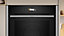 NEFF B54CR71N0B Built-in Single electric multifunction Oven - Black & stainess steel