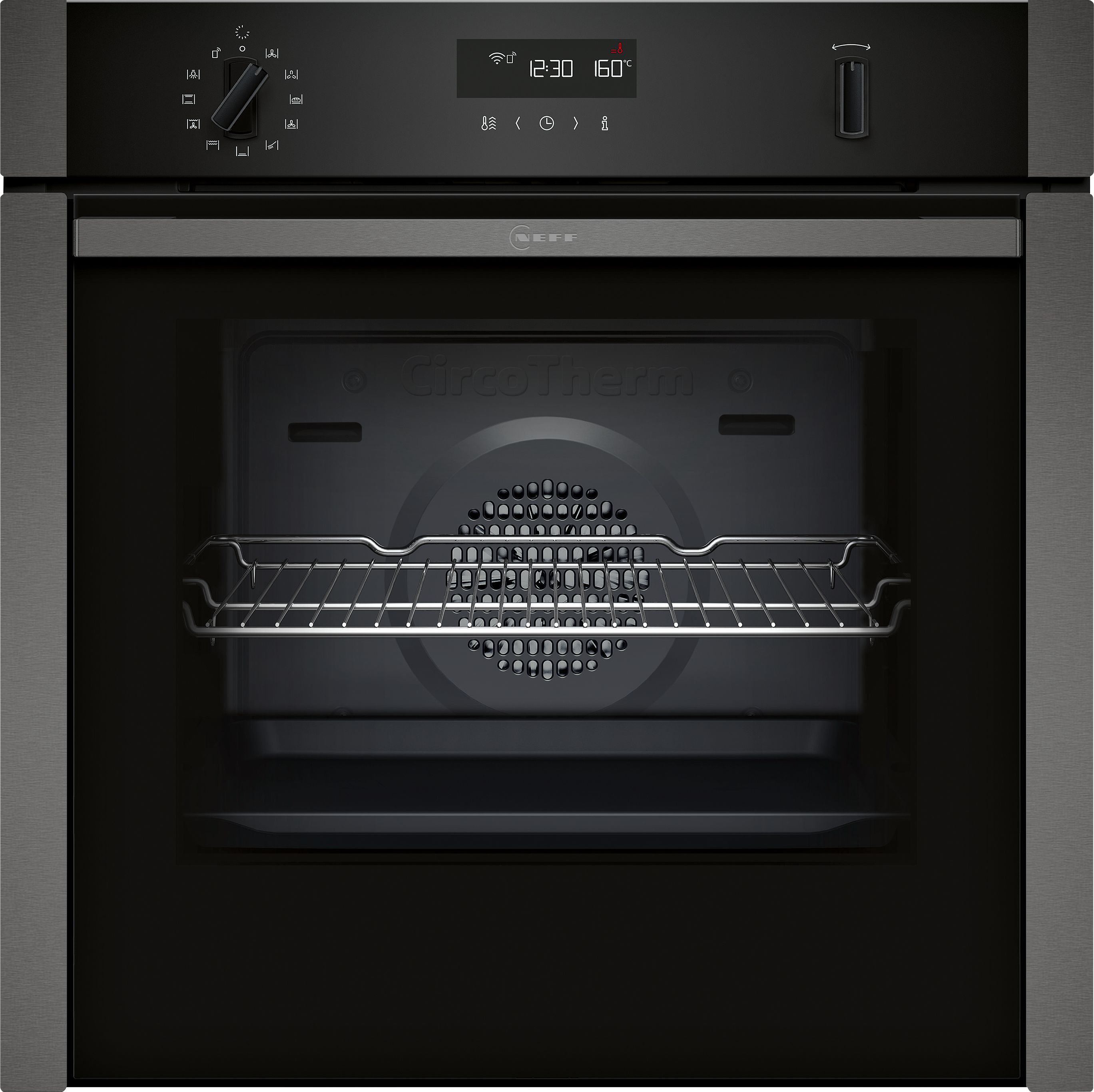 NEFF B6ACH7HG0B Built-in Pyrolytic Single Multi-function pyrolytic Oven - Black