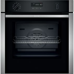 Neff B6ACH7HH0B Built-in Single electric multifunction Oven - Black stainless steel effect