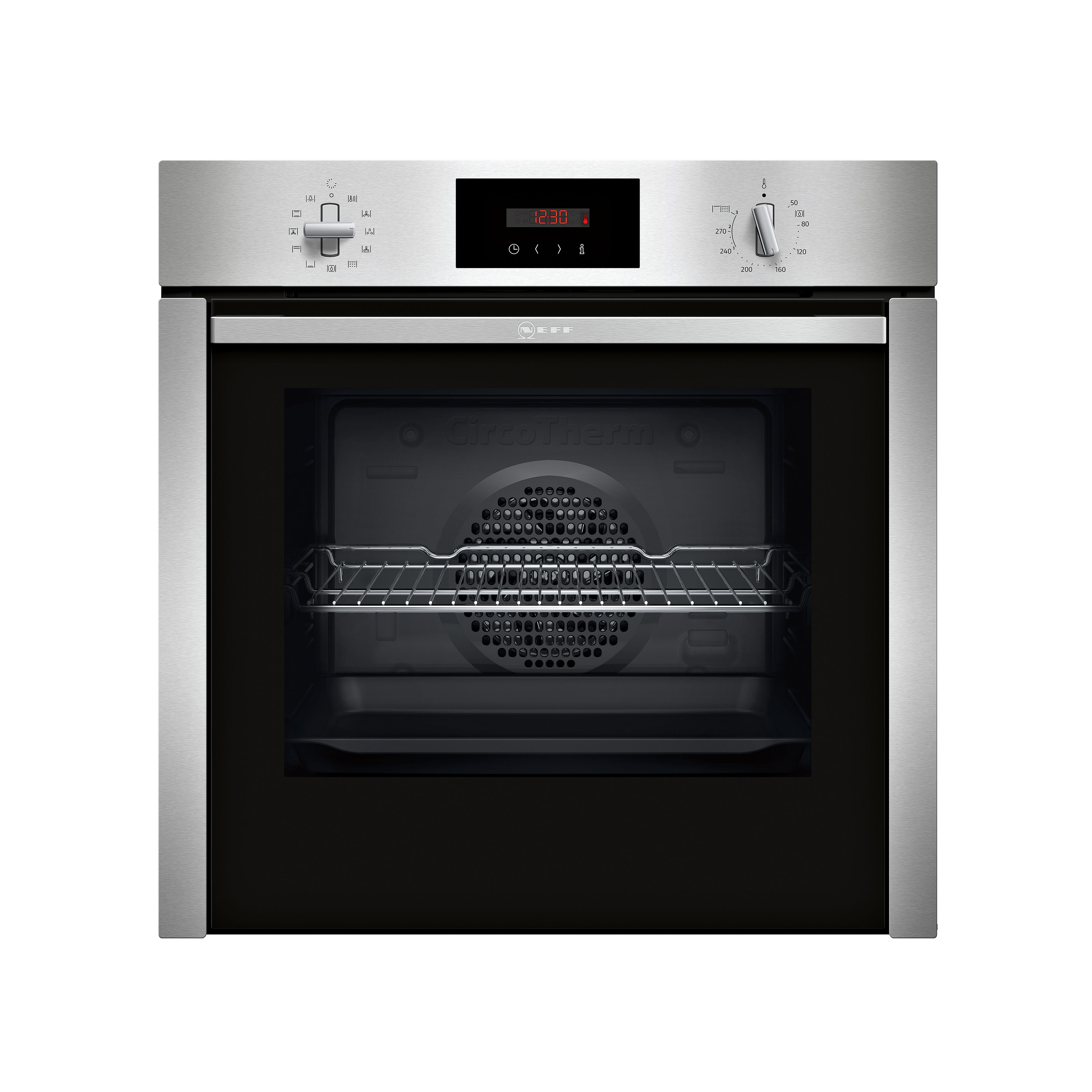 NEFF B6CCG7AN0B Built-in Pyrolytic Single Pyrolytic Oven - Stainless steel effect