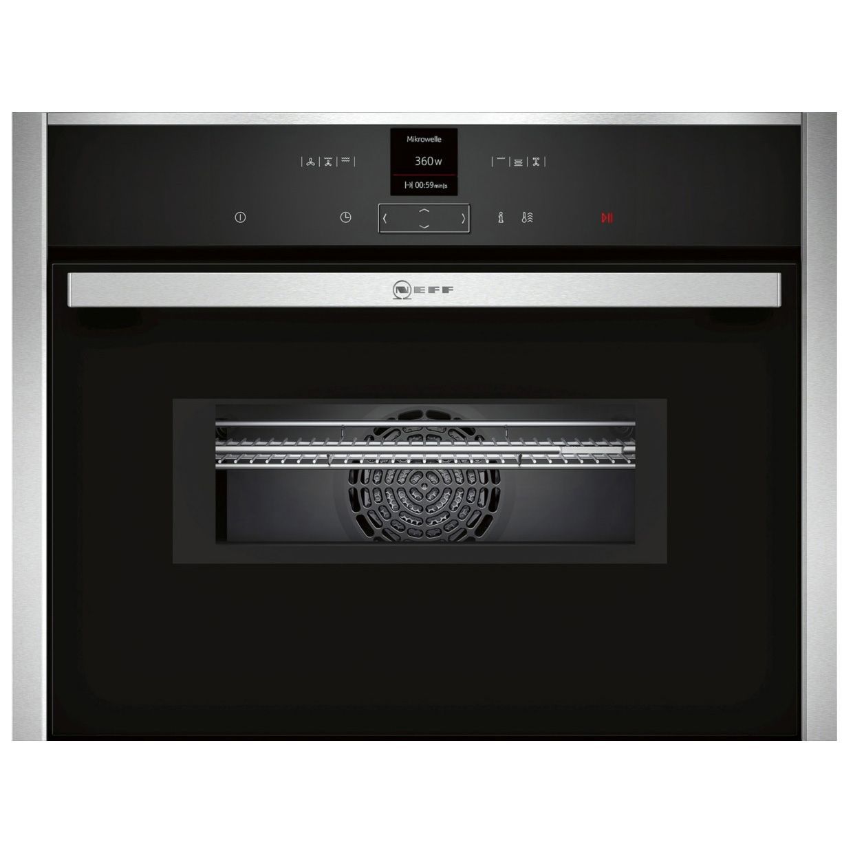 NEFF C17MR02N0B Builtin Compact Oven with microwave Stainless steel
