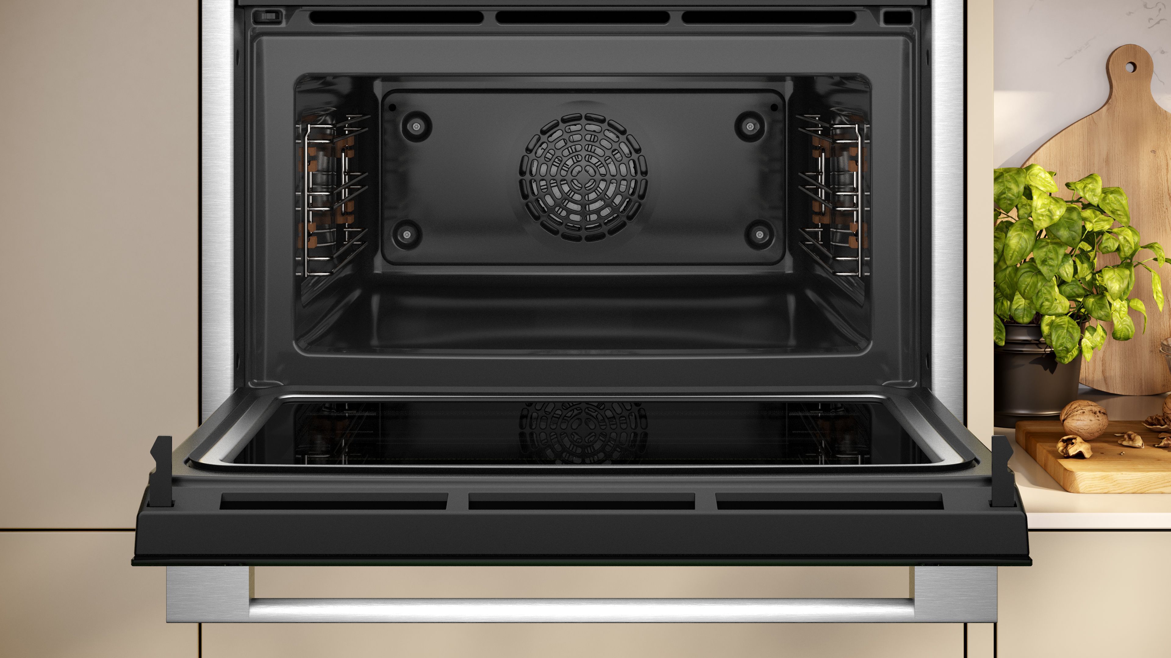 NEFF C24MR21N0B Built-in Combination microwave - Black & stainless steel