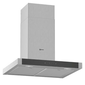 NEFF D64BHM1N0B Stainless steel Chimney Cooker hood (W)60cm