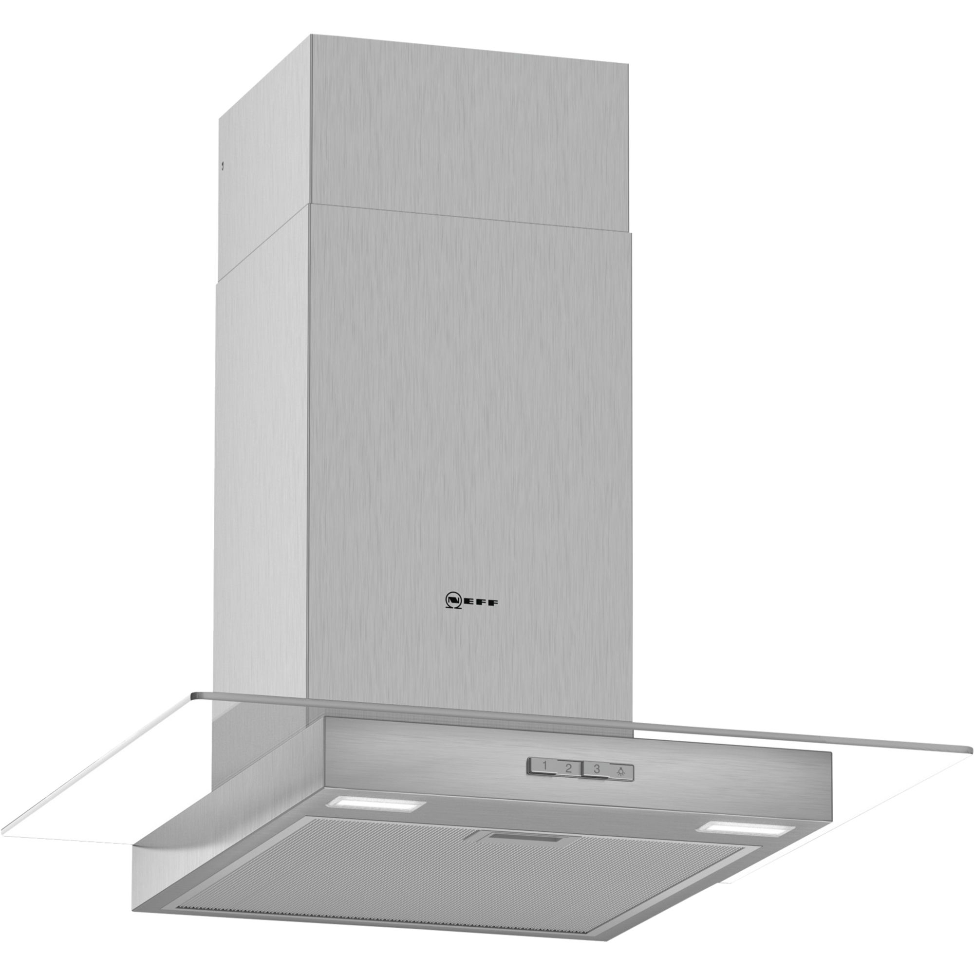 NEFF D64GBC0N0B Chimney Cooker hood (W)60cm - Stainless steel effect