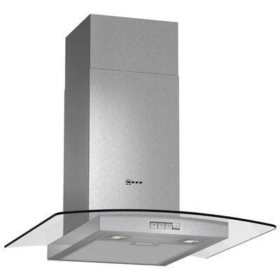NEFF D86GR22N0B Glass Chimney Cooker hood (W)60cm - Stainless steel effect