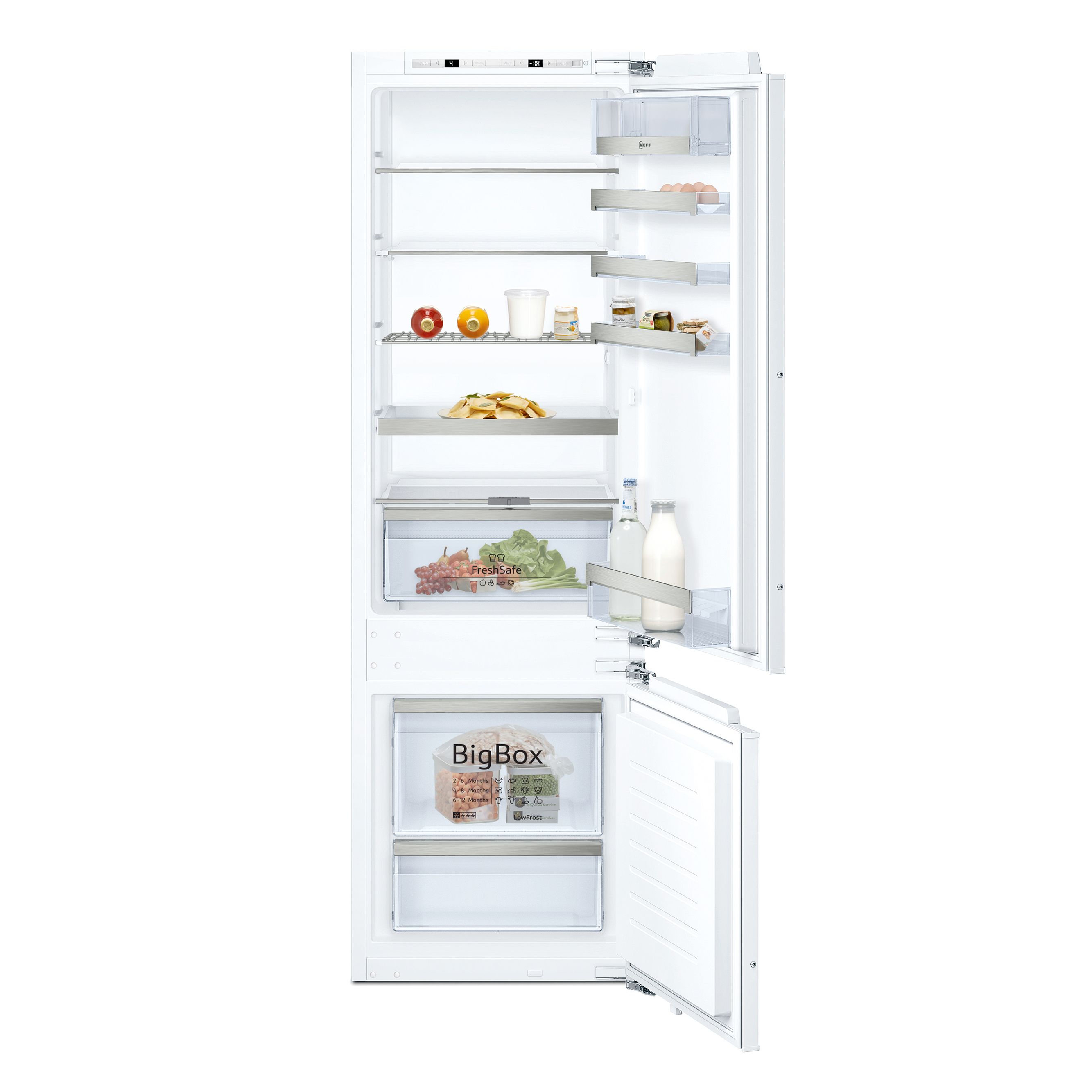 NEFF K16873FE0G 70:30 Integrated Fridge freezer