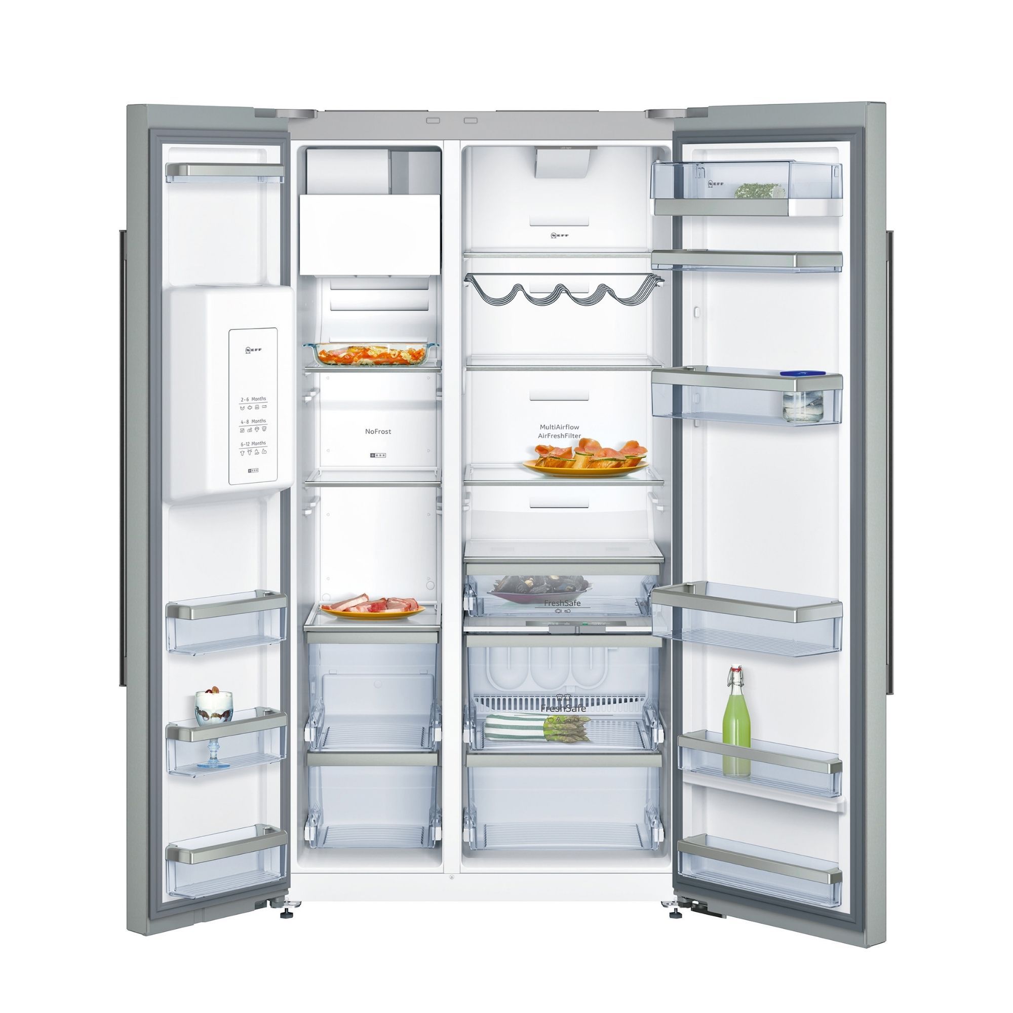 NEFF KA3923IE0G American style Freestanding Frost free Fridge freezer