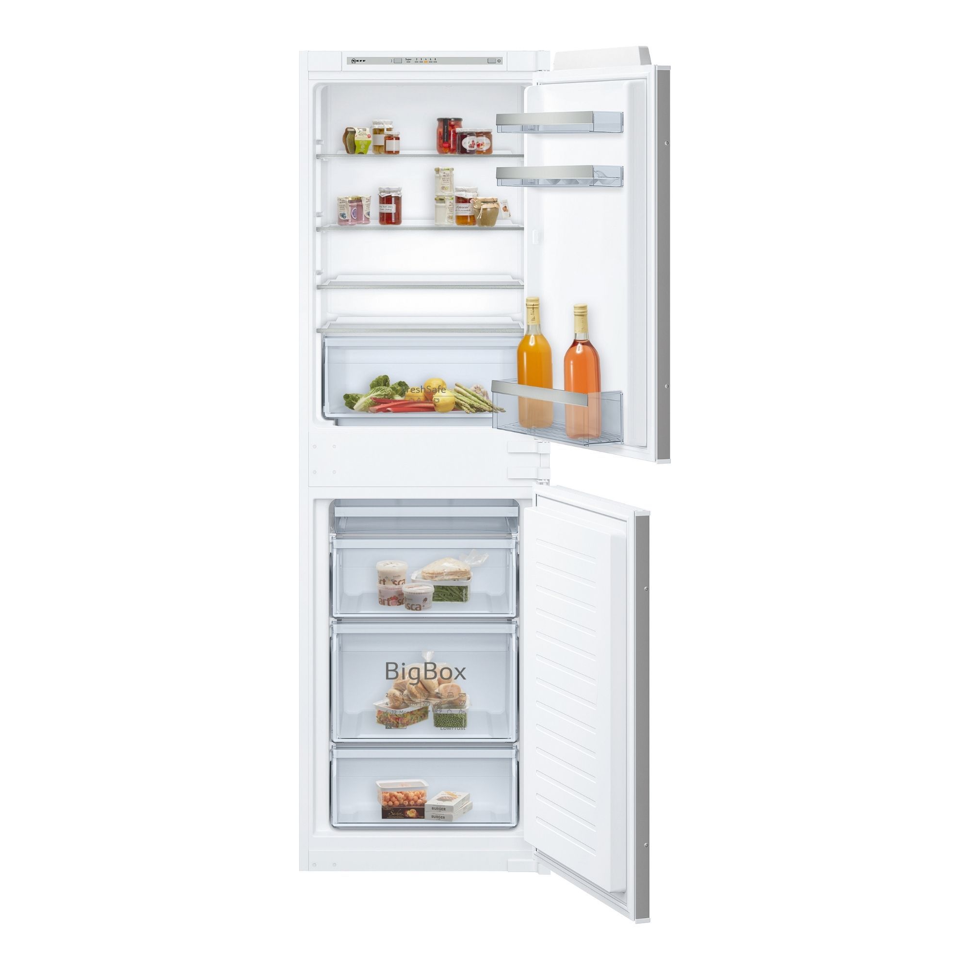 B&q fridge outlet freezers integrated