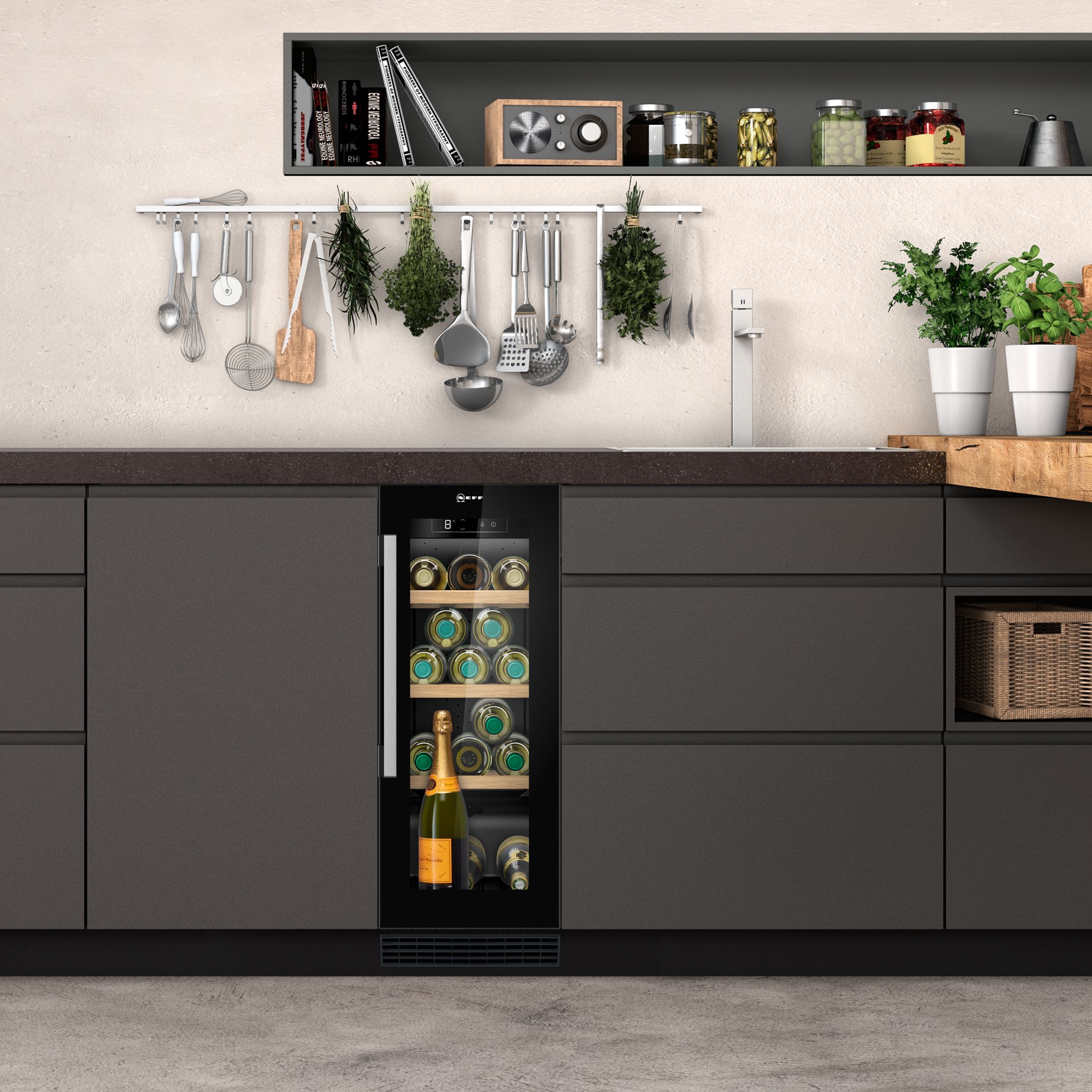 NEFF KU9202HF0G Built-in Wine cooler - Gloss black