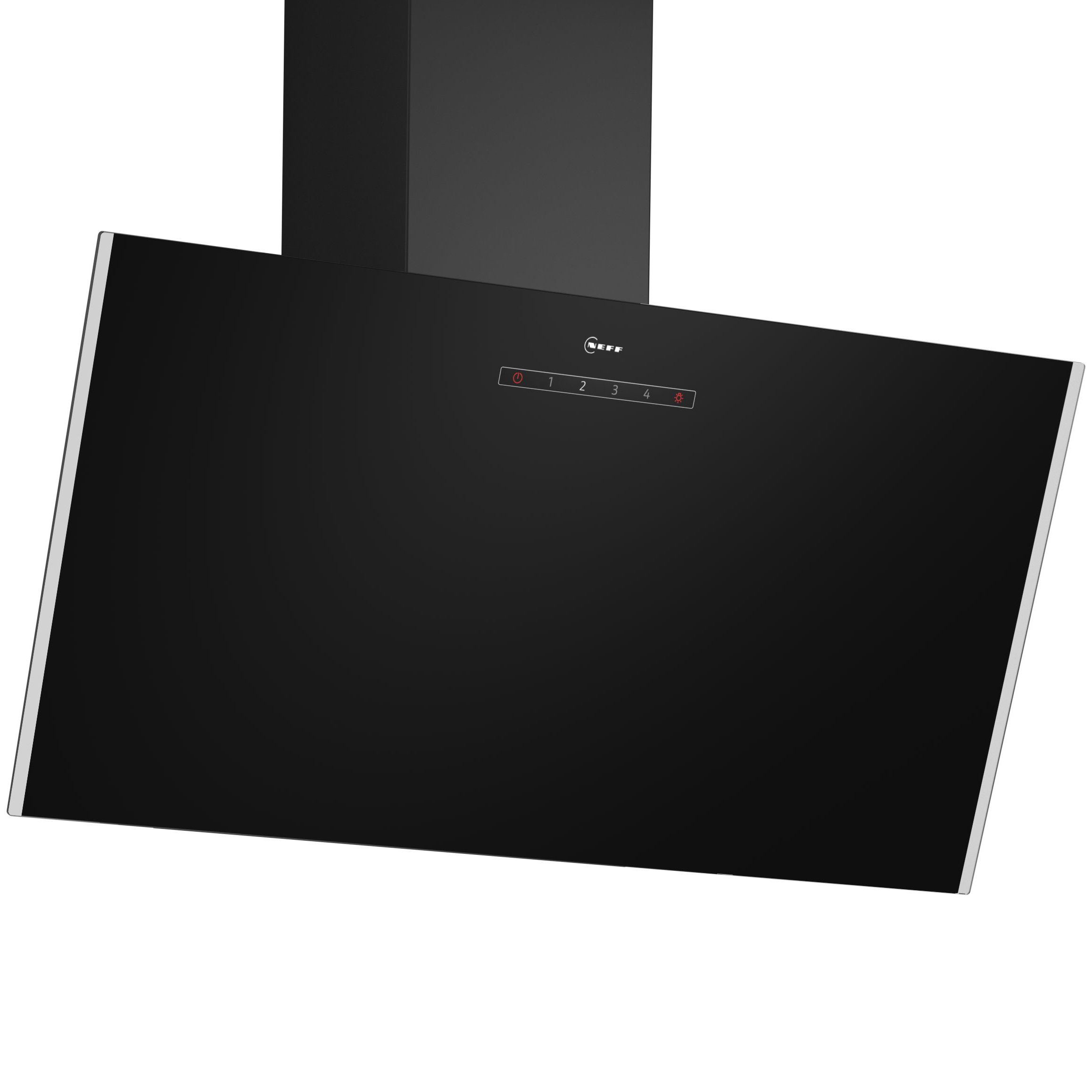 NEFF N30 D83IDK1S0B Glass Angled Cooker hood (W)79cm - Black