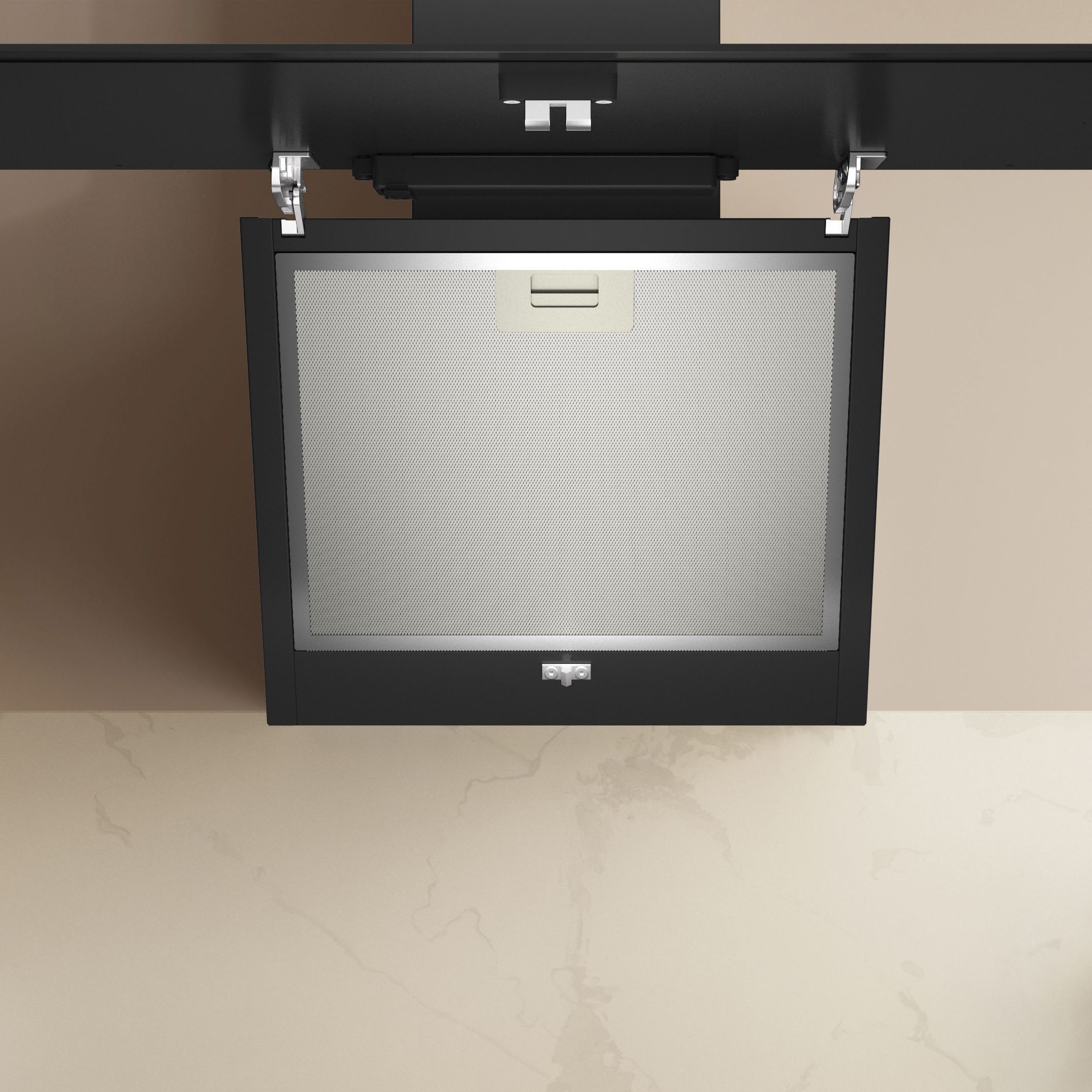 NEFF N30 D83IDK1S0B Glass Angled Cooker hood (W)79cm - Black