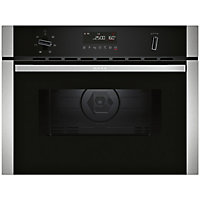 Neff N50 44L Built-in Compact Oven with microwave - Black