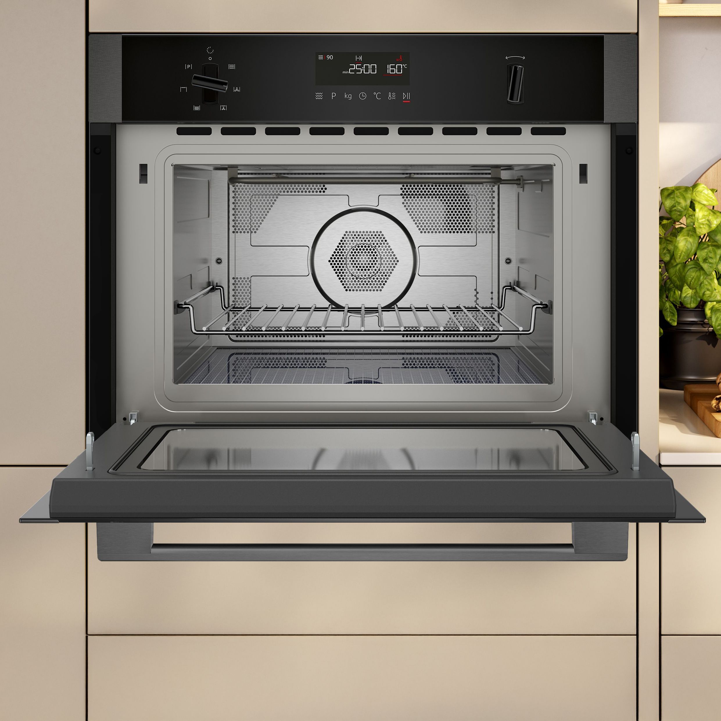 NEFF N50 C1AMG84G1B Built-in Compact Combination microwave - Black