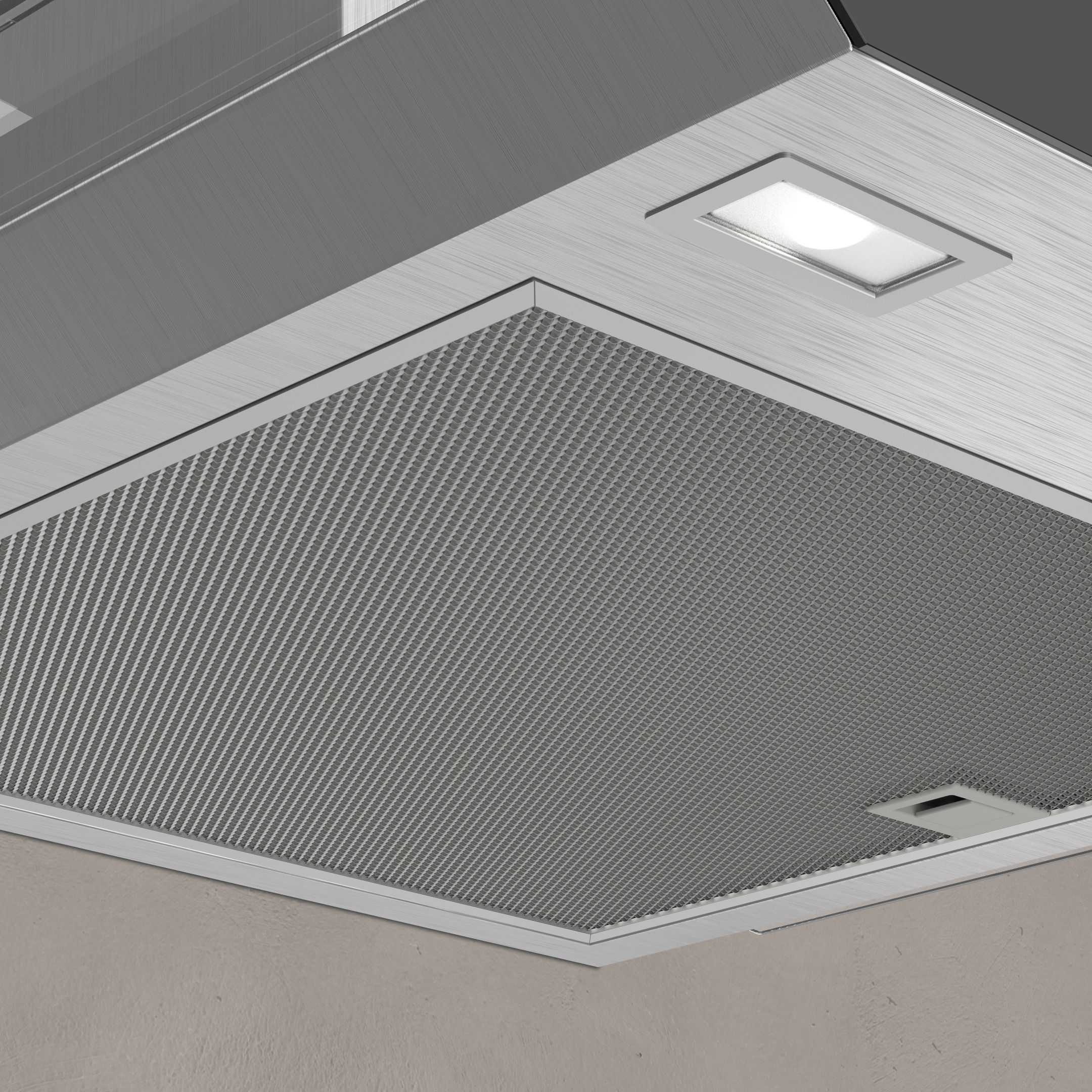 NEFF N50 D64AFM1N0B Stainless steel Curved Cooker hood (W)60cm
