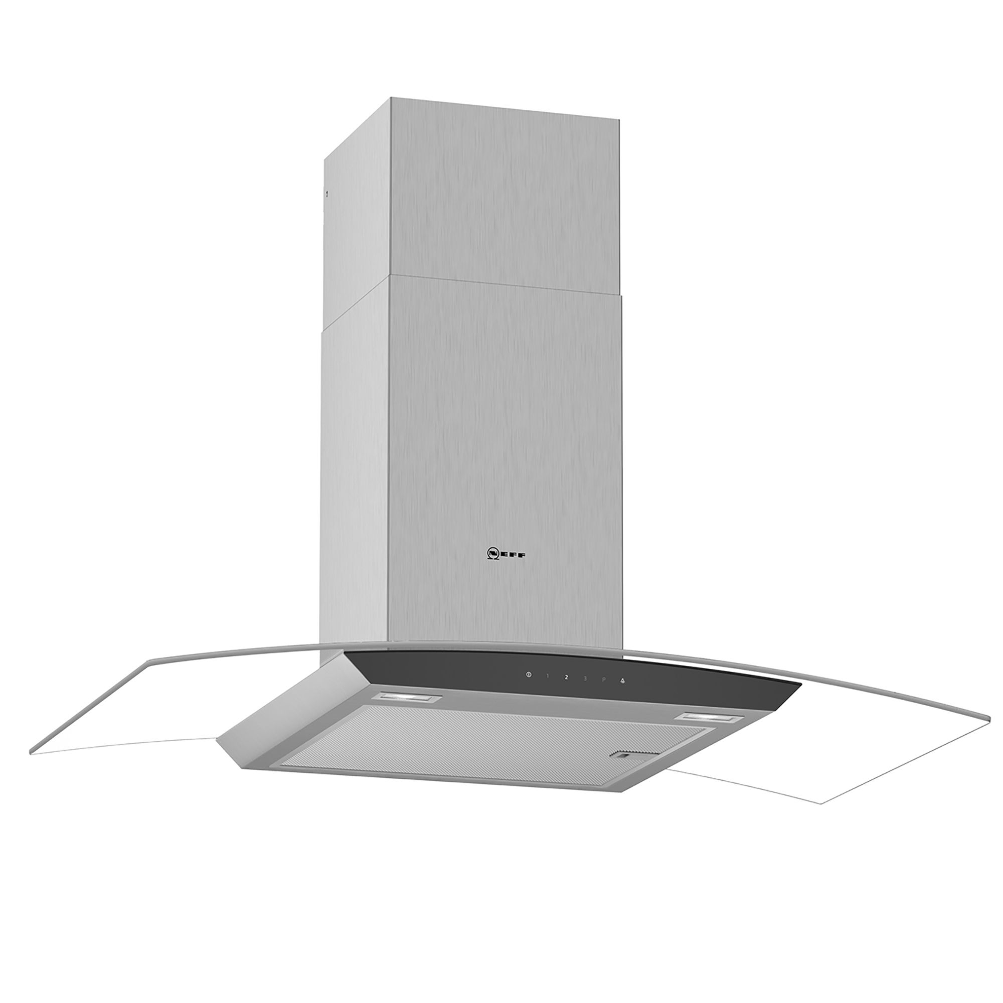 NEFF N50 D94AFM1N0B Stainless steel Curved Cooker hood (W)90cm