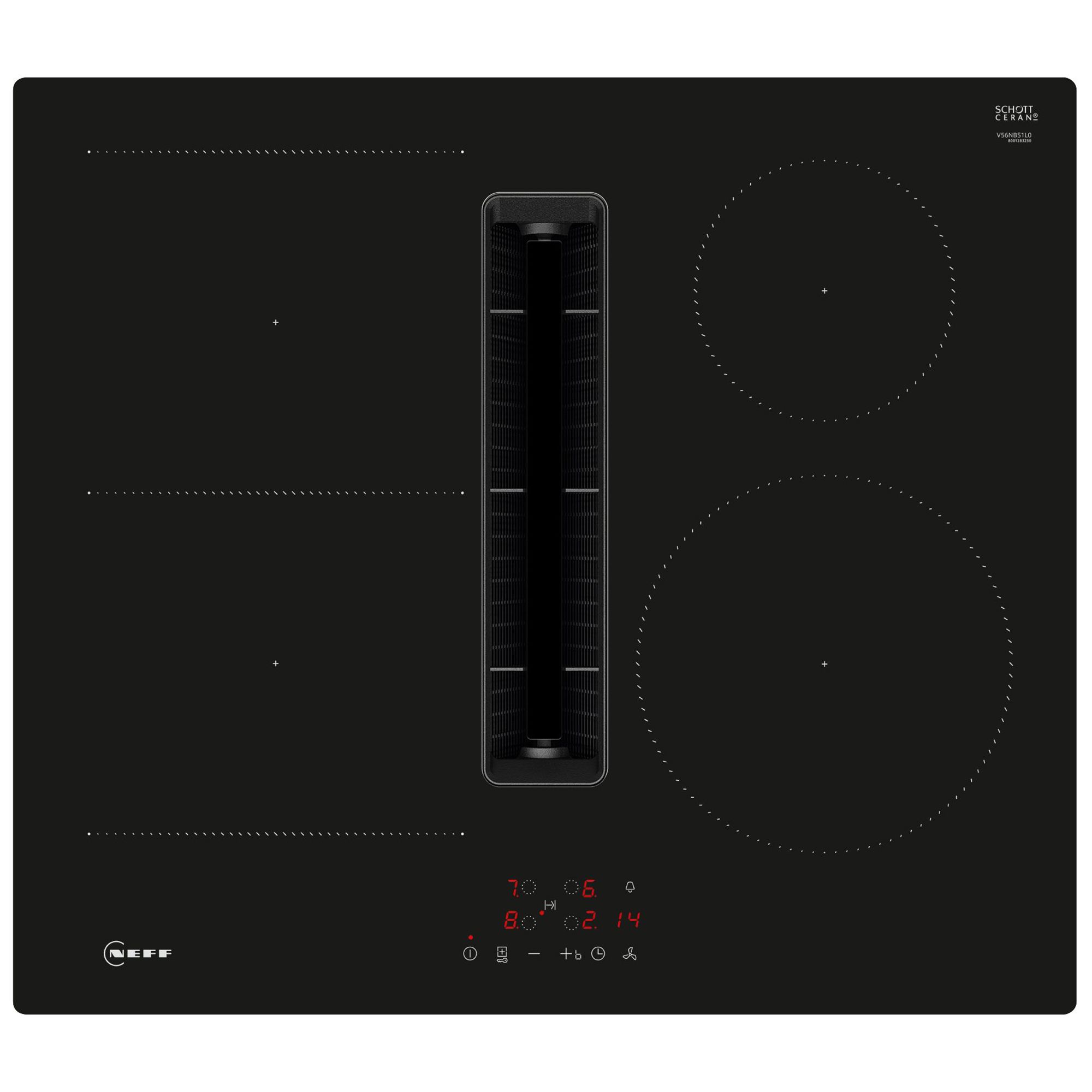 NEFF N50 V56NBS1L0 60cm Induction Ceramic hob - Black