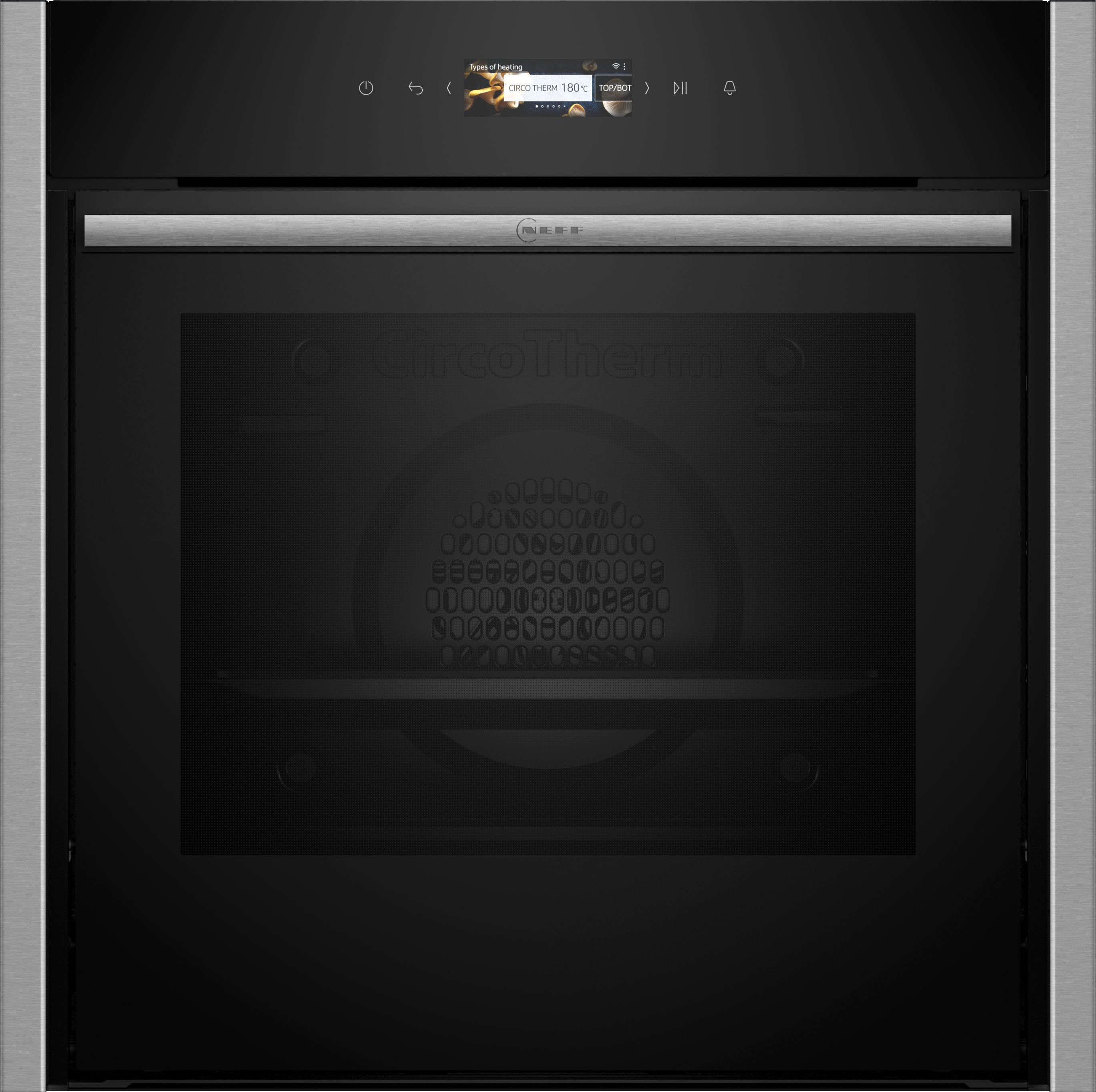 NEFF N70 B54CR71N0B Built-in Single Multi-function Electric Oven - Black stainless steel effect