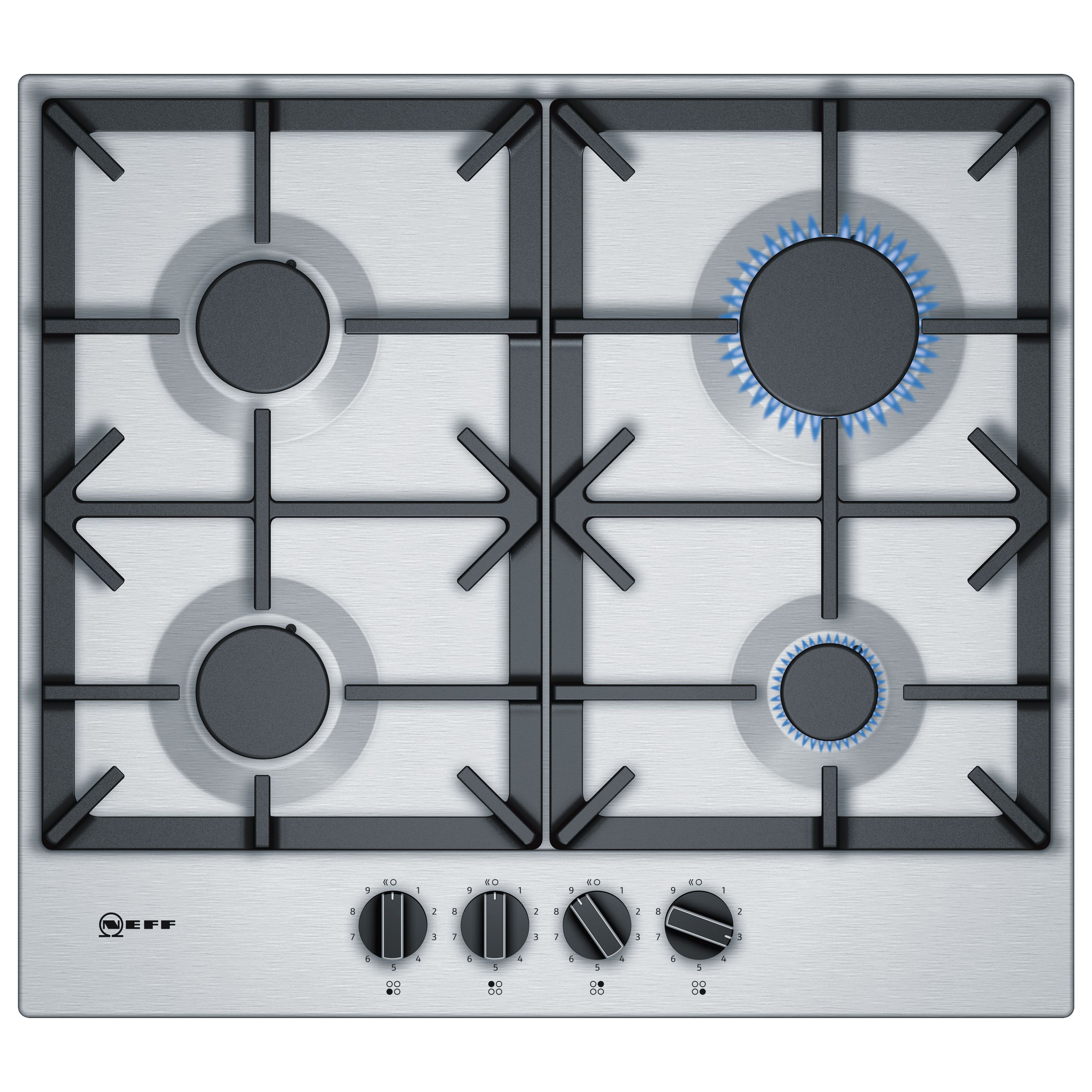 NEFF N70 T26DS49N0 58.2cm Gas Hob - Silver