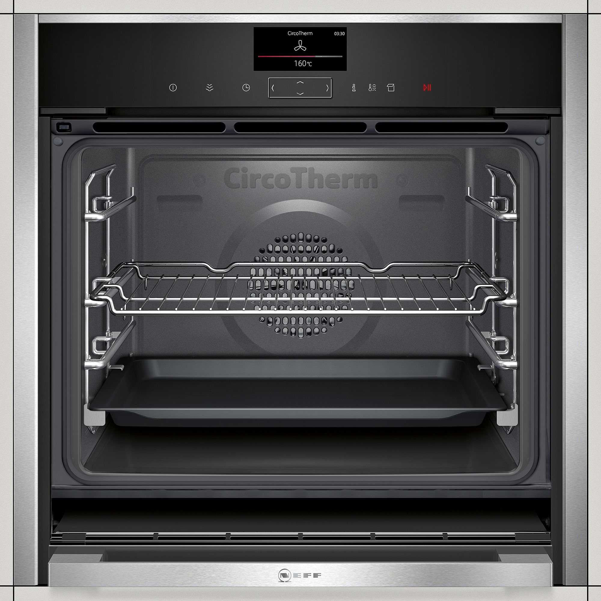 Neff single built on sale in oven