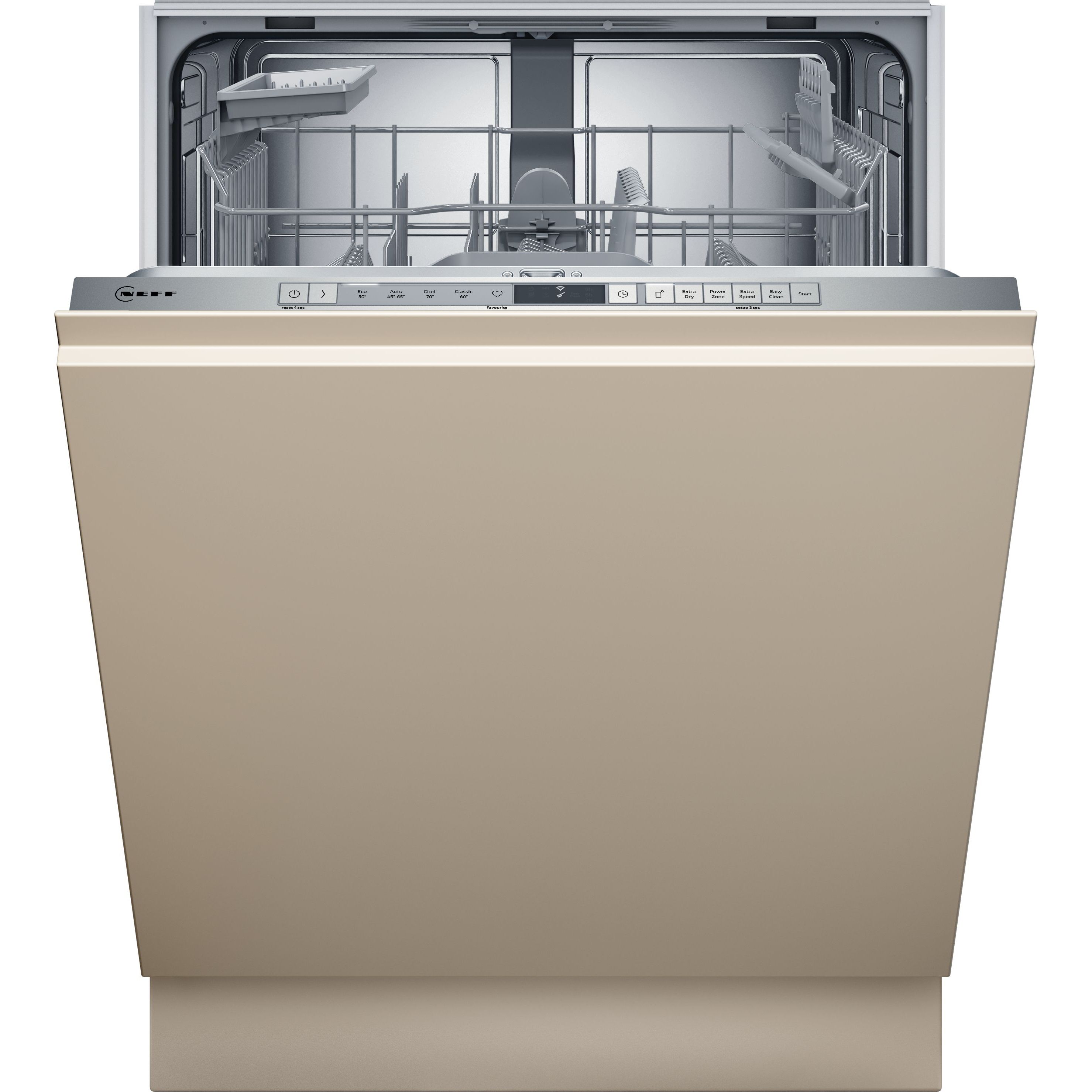 NEFF S153HTX02G Integrated Full size Dishwasher - White