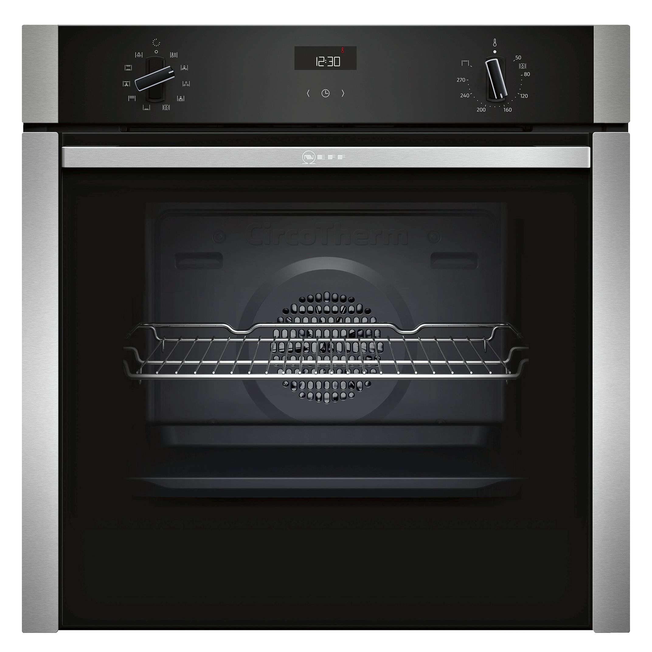 NEFF Slide&Hide B3ACE4AN3B Built-in Single Multi-function Electric Oven - Black