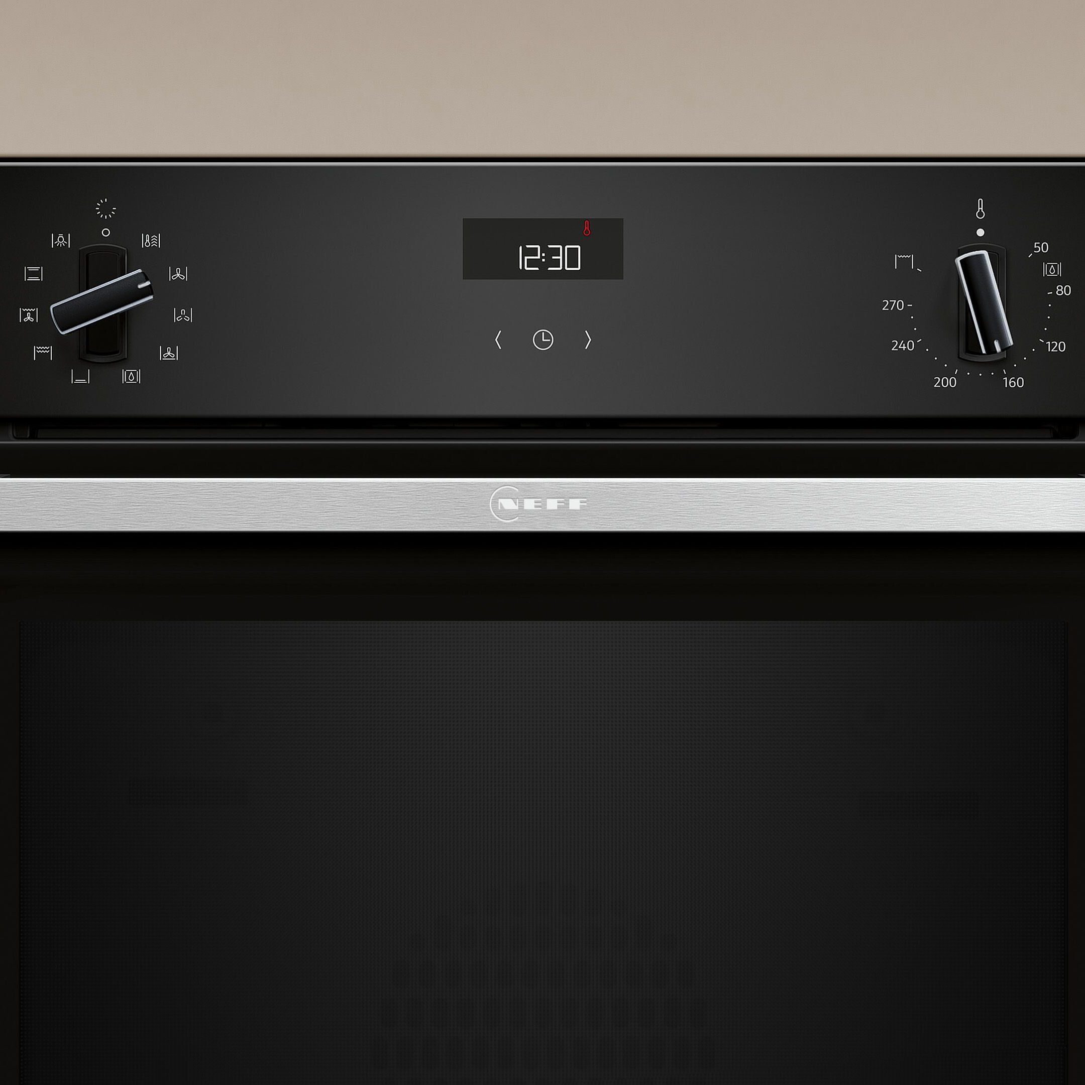 NEFF Slide&Hide B3ACE4AN3B Built-in Single Multi-function Electric Oven - Black